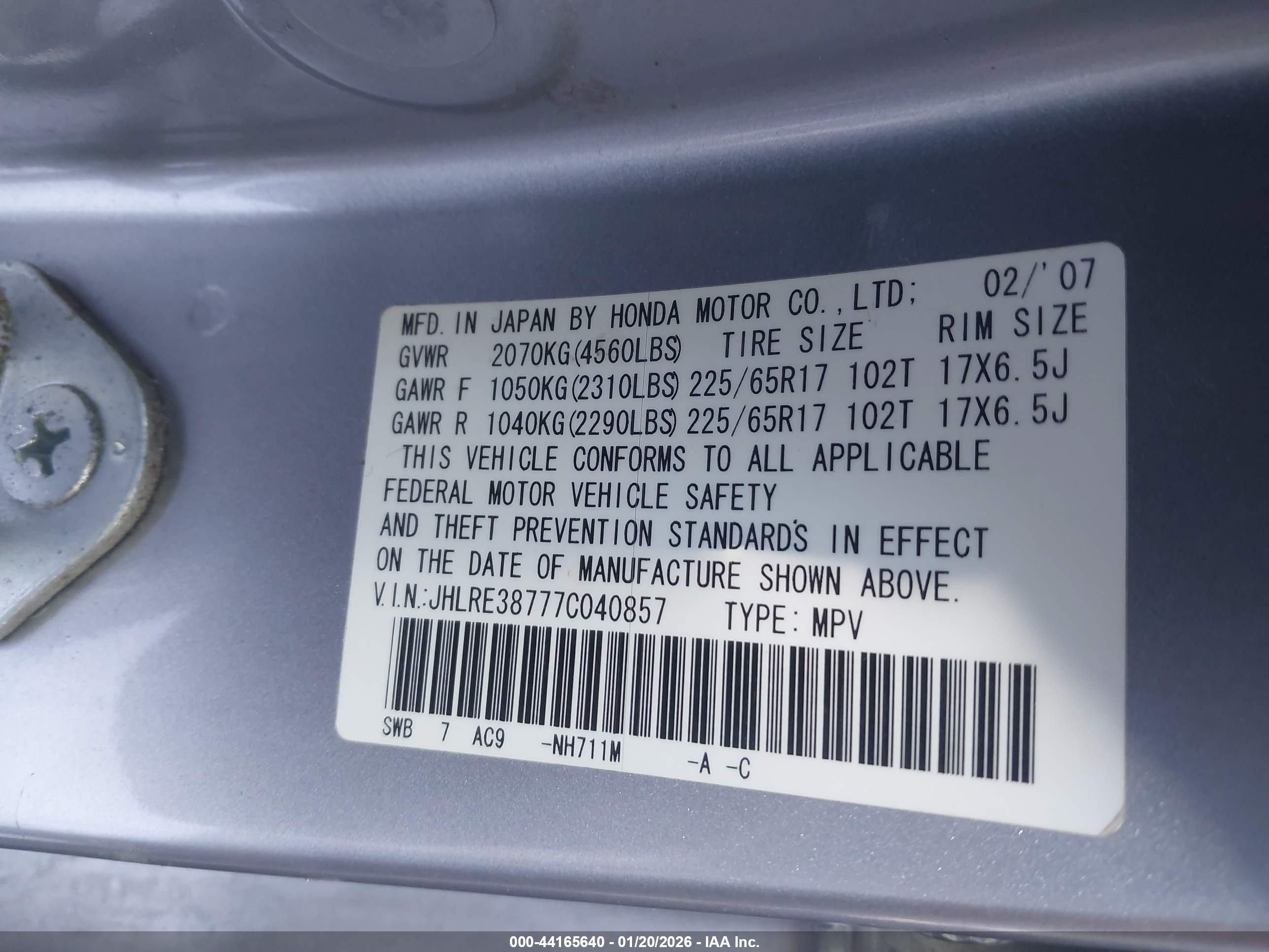 HONDA CR-V image 9