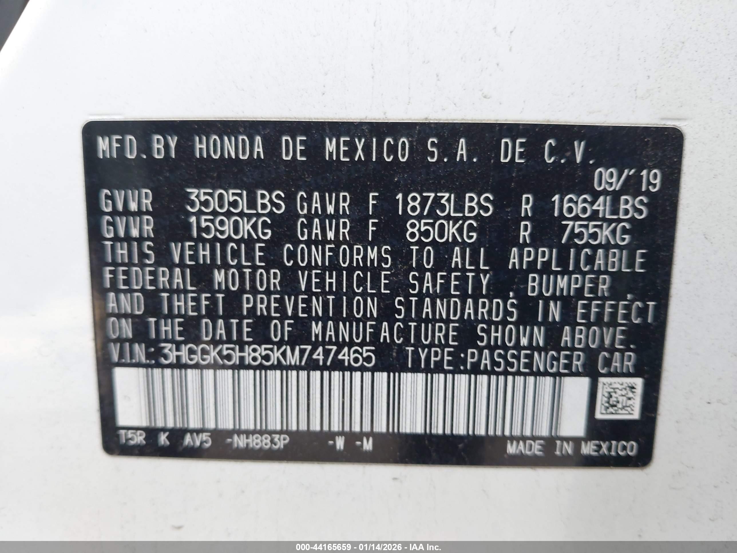 HONDA FIT image 9