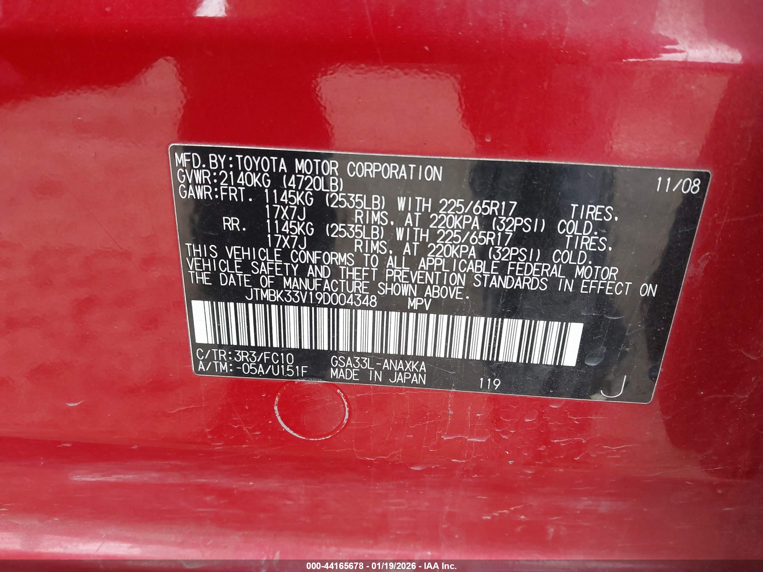 TOYOTA RAV4 image 9