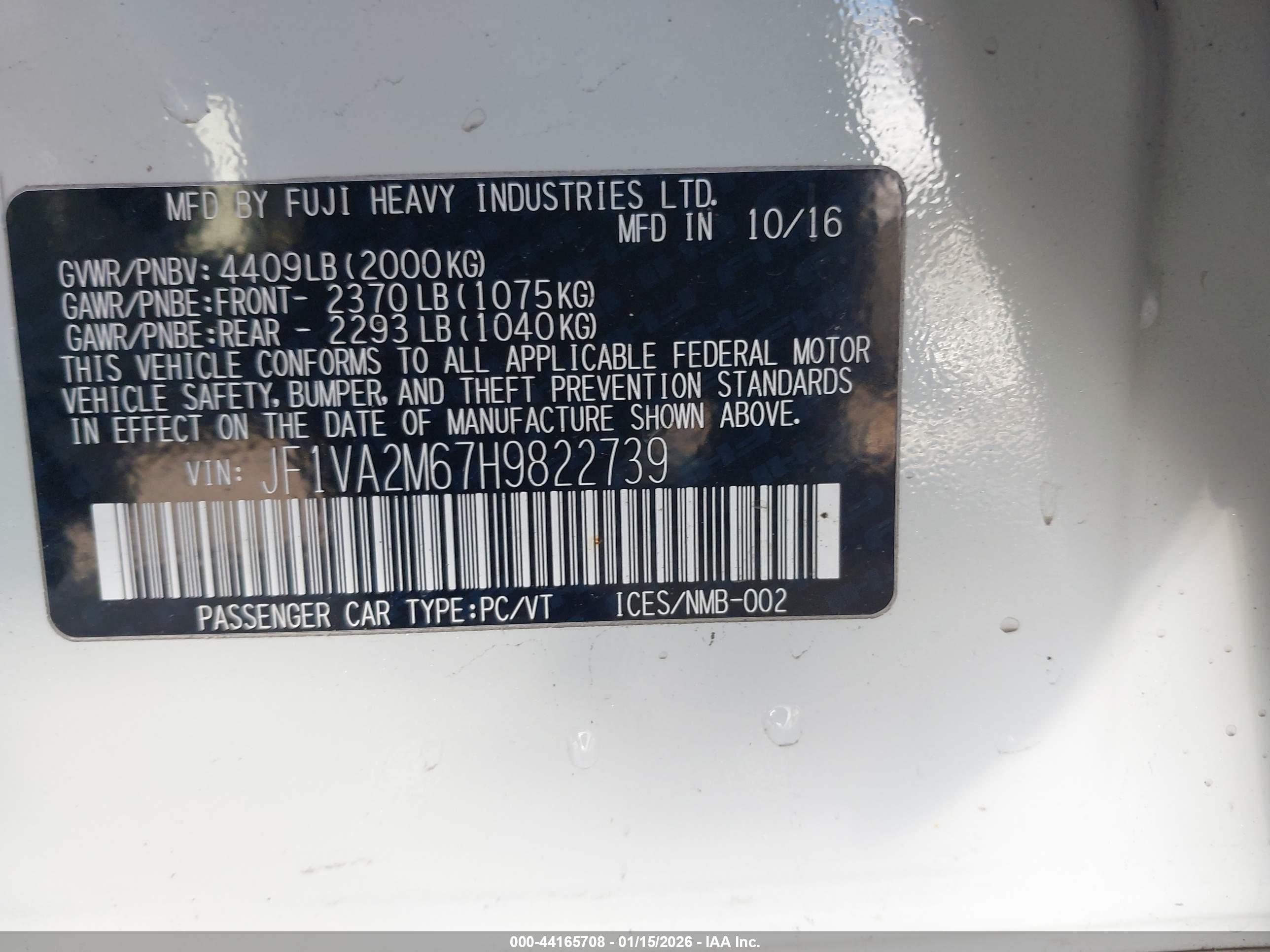 SUBARU WRX image 9