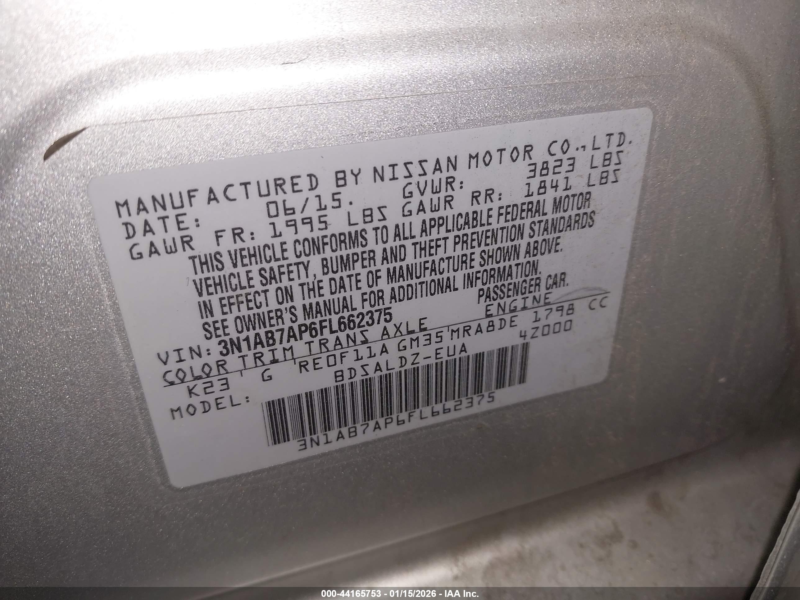 NISSAN SENTRA image 9