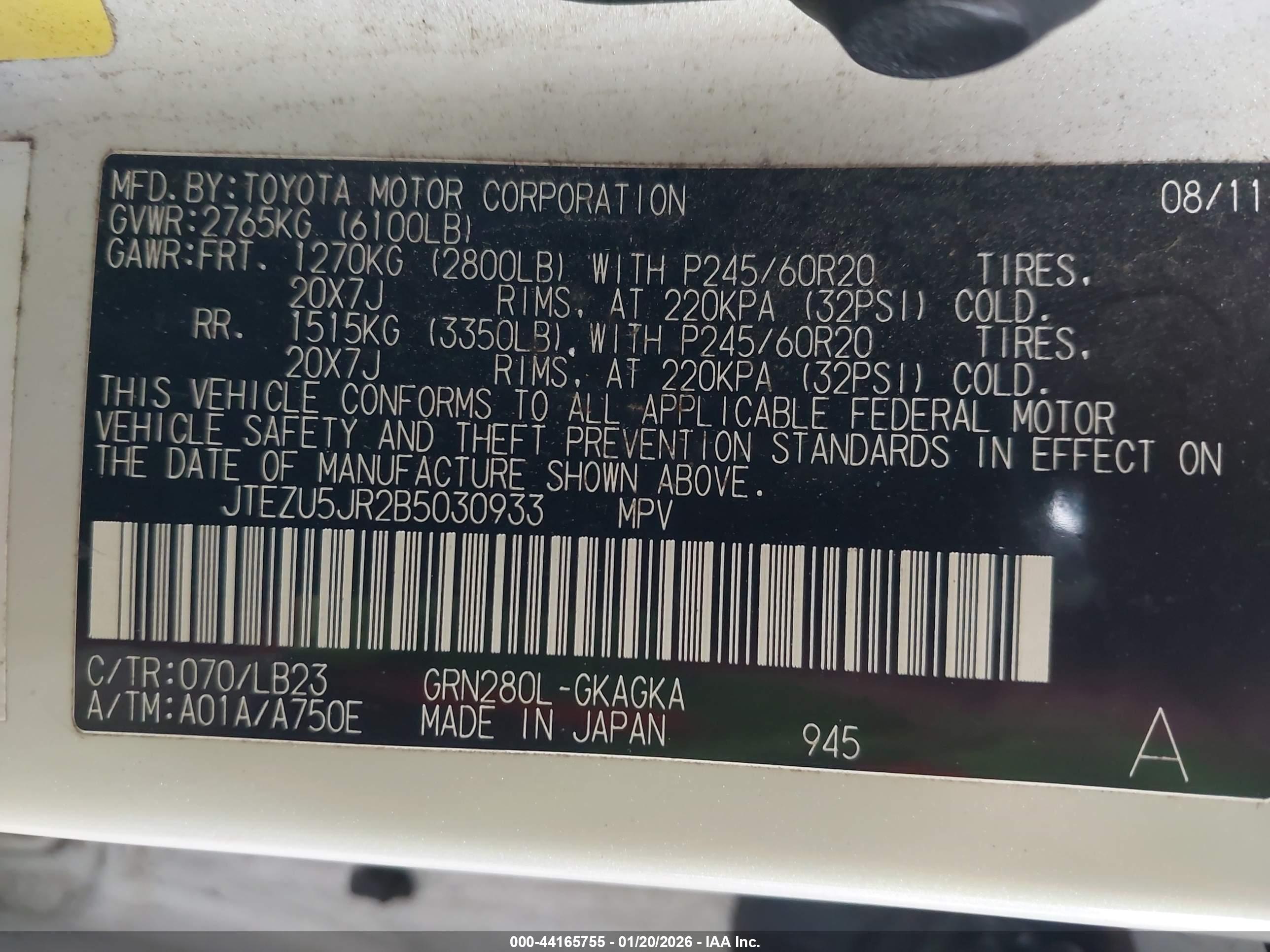 TOYOTA 4RUNNER image 9