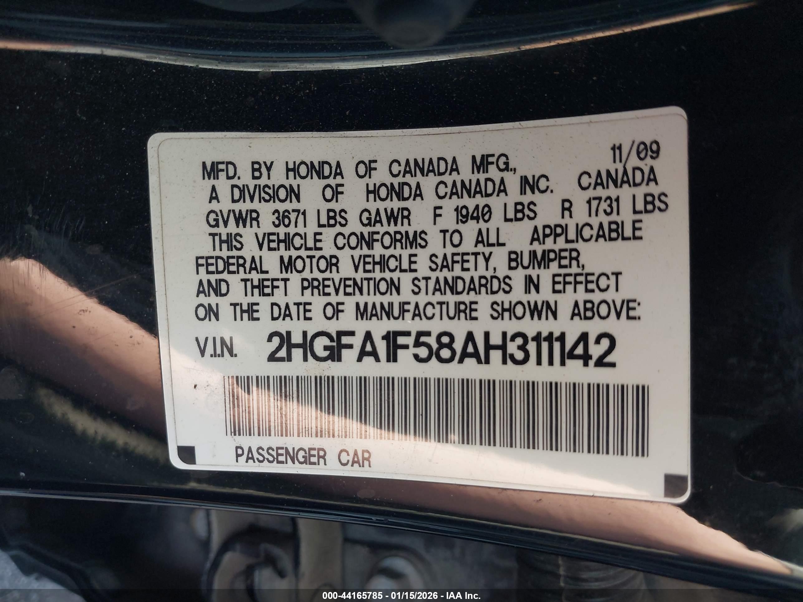 HONDA CIVIC image 9