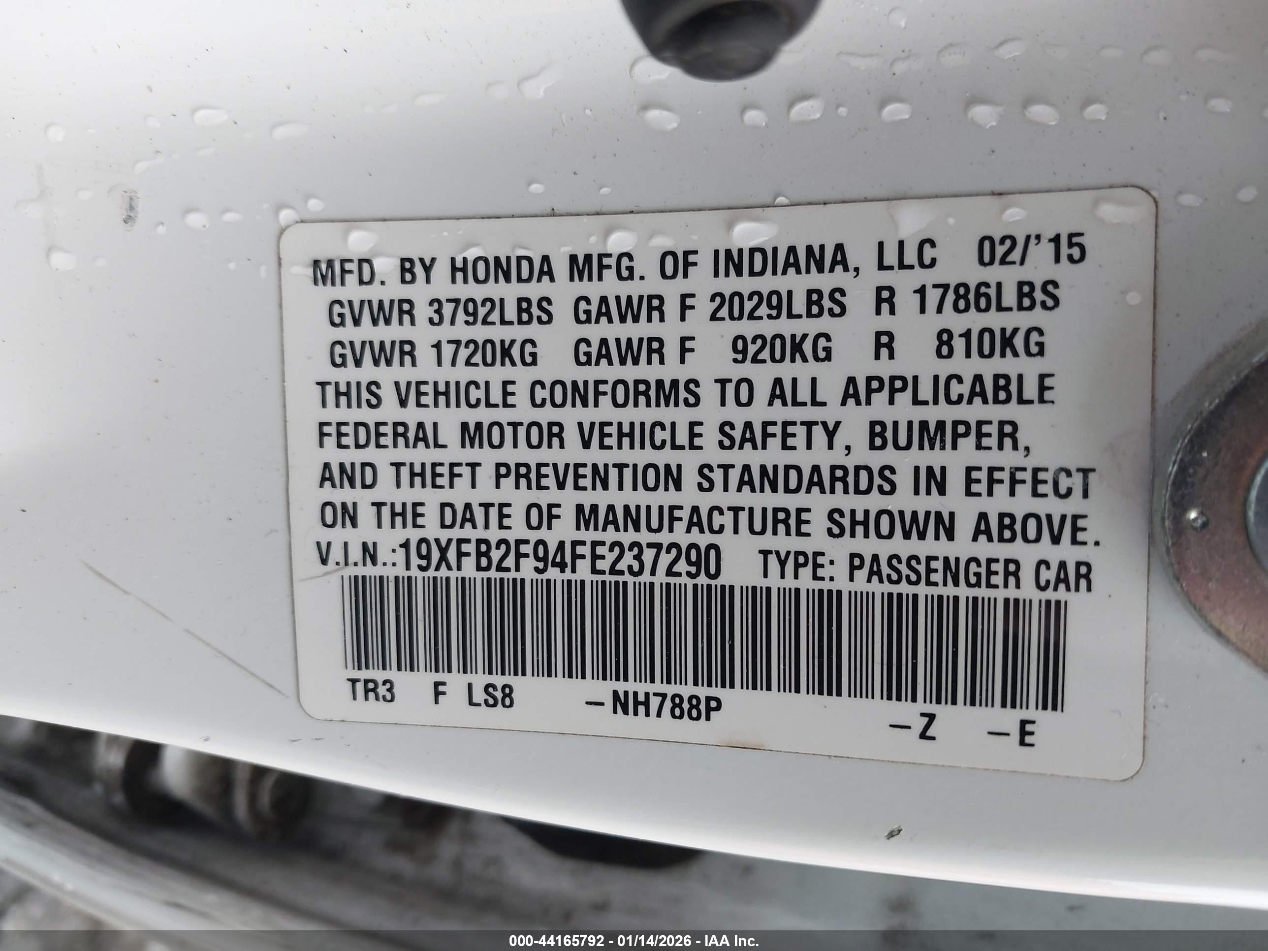 HONDA CIVIC image 9