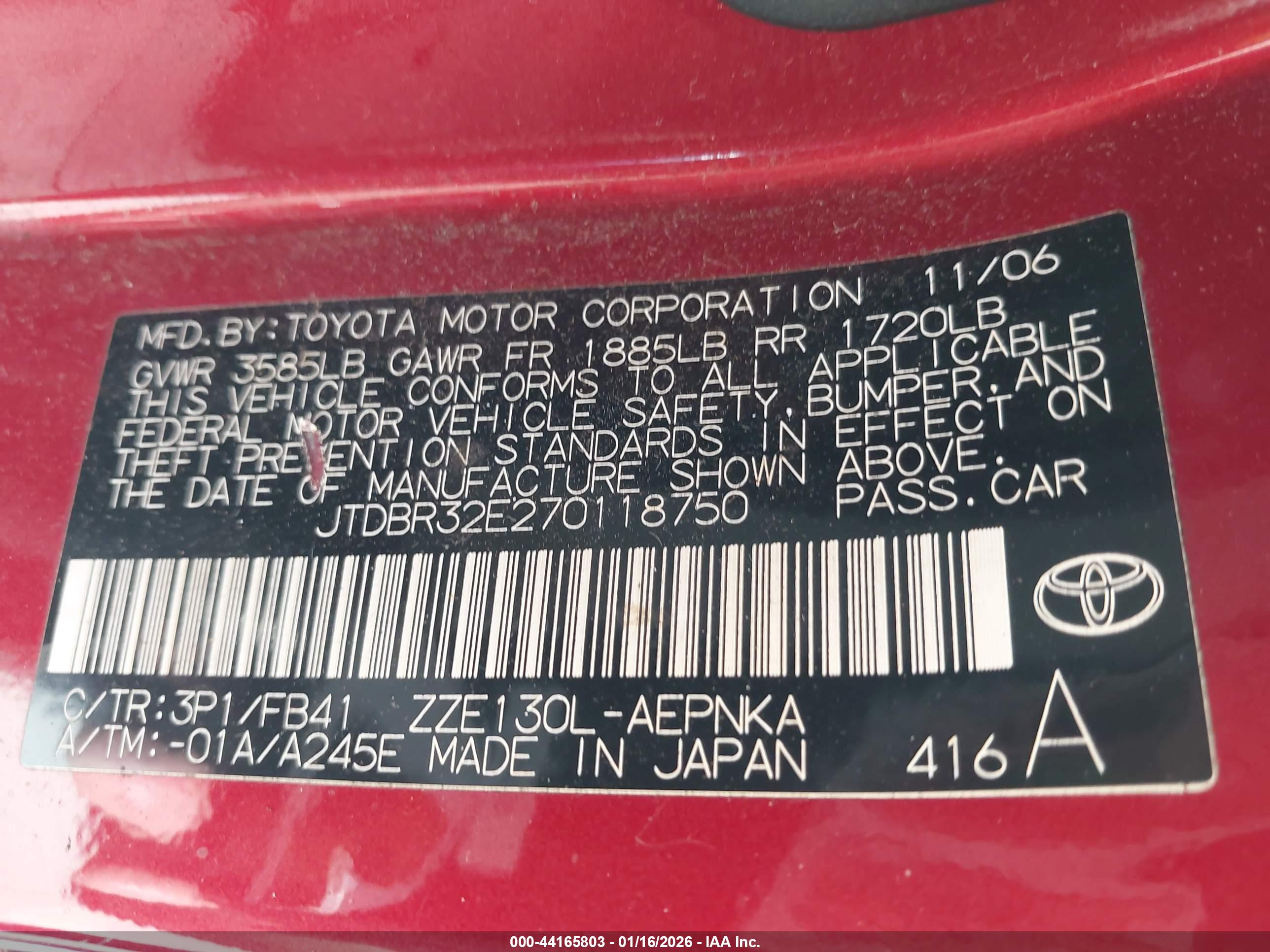 TOYOTA COROLLA image 9