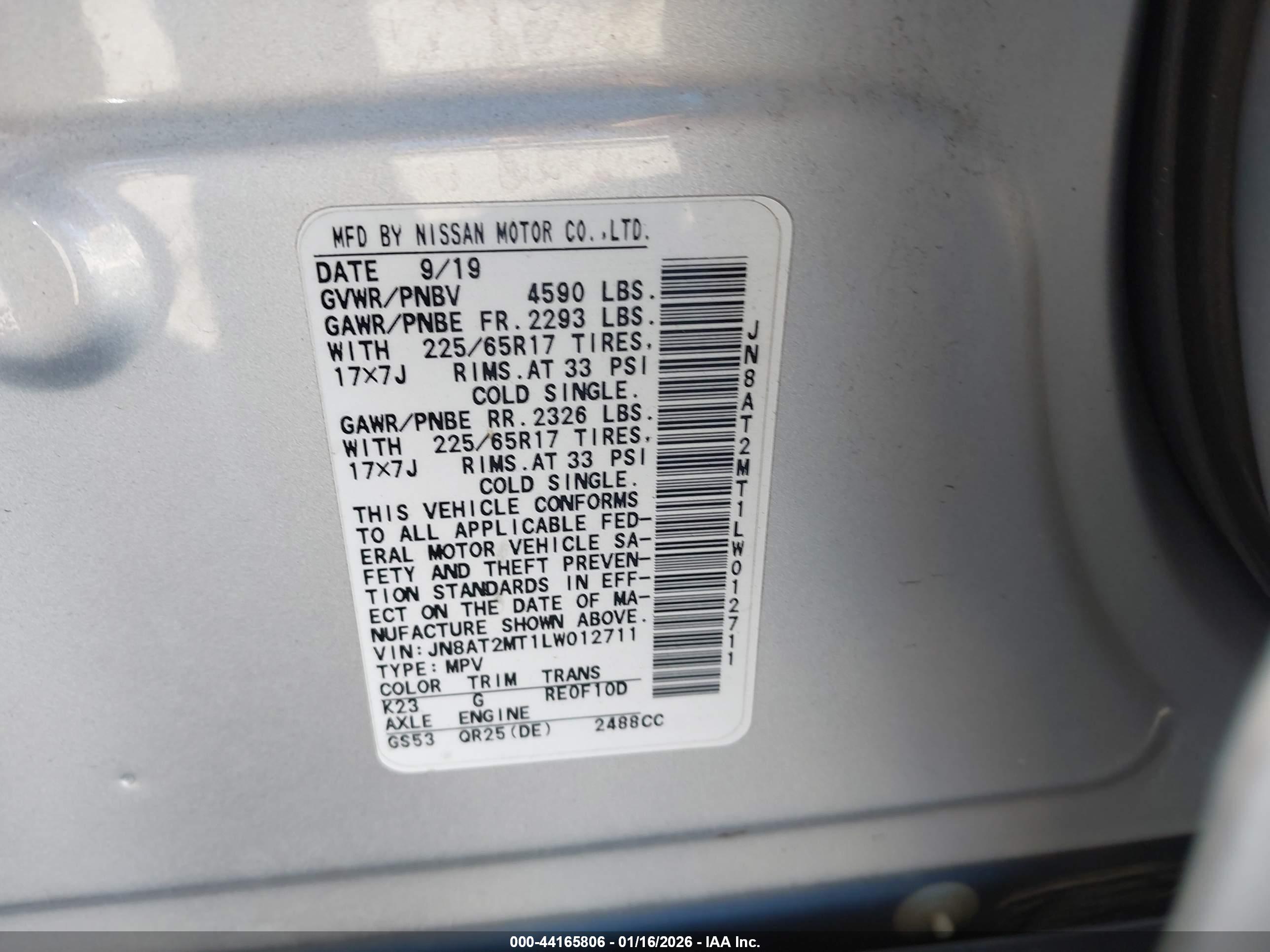 NISSAN ROGUE image 9