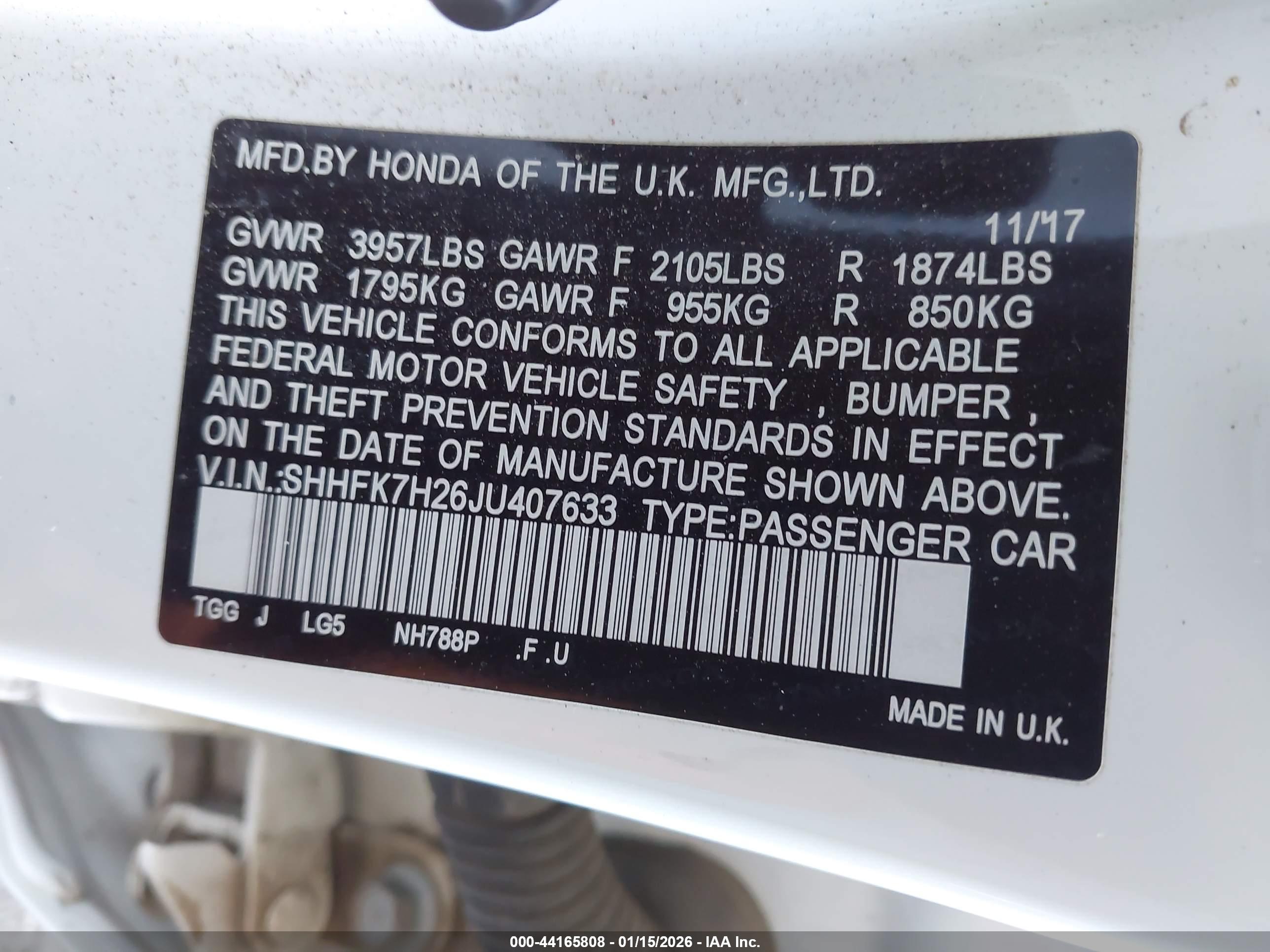 HONDA CIVIC image 9