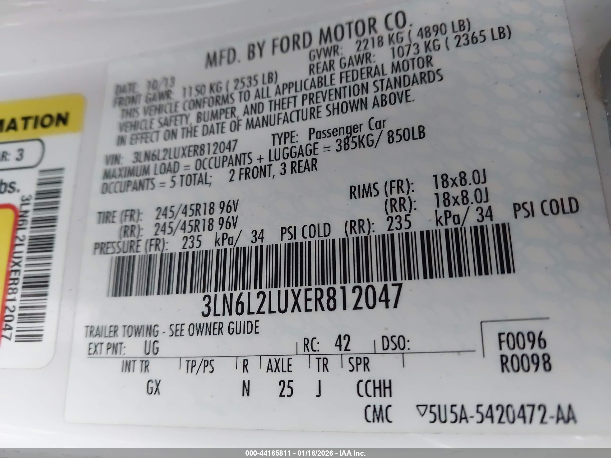 LINCOLN MKZ image 9