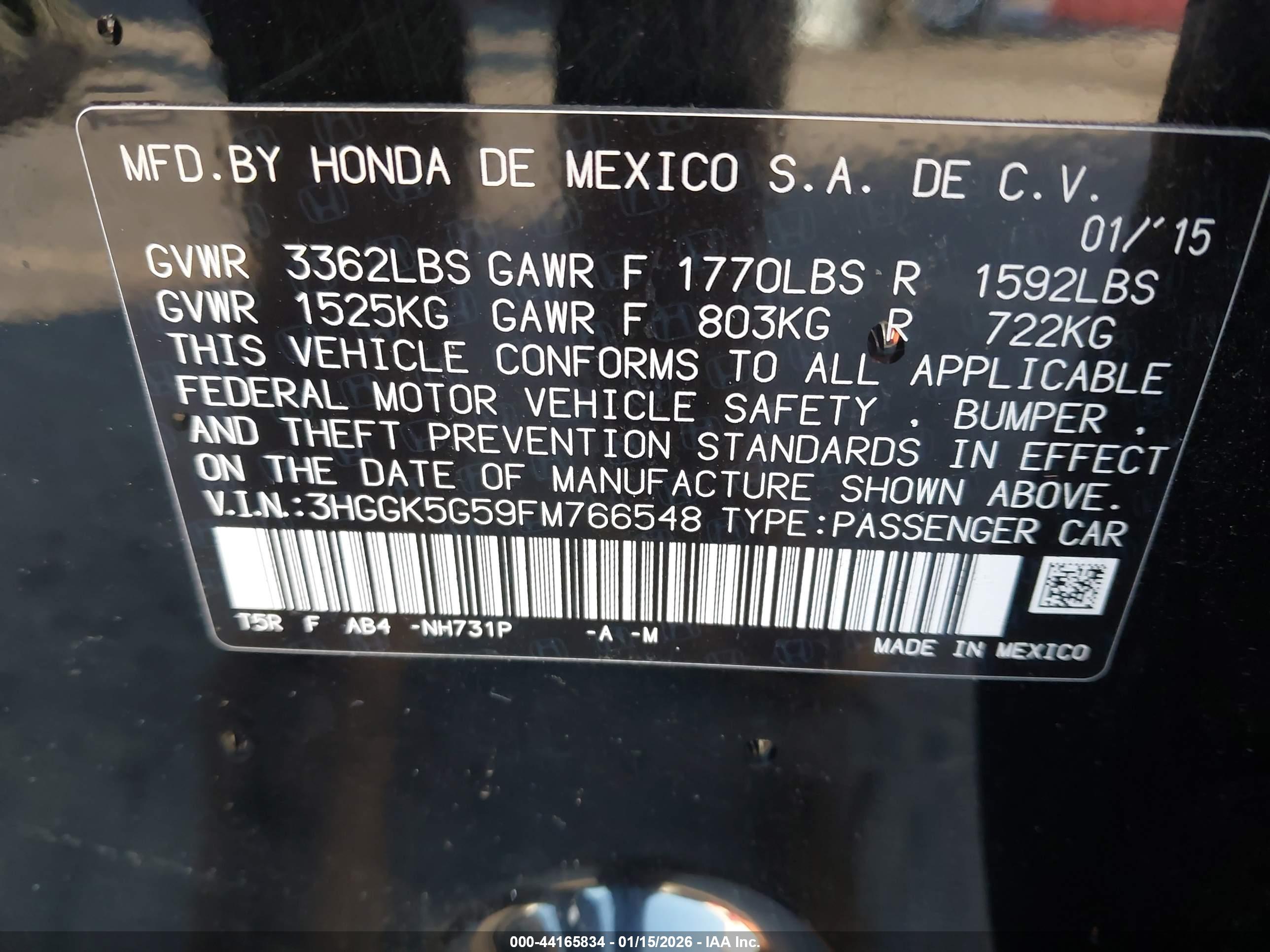 HONDA FIT image 9