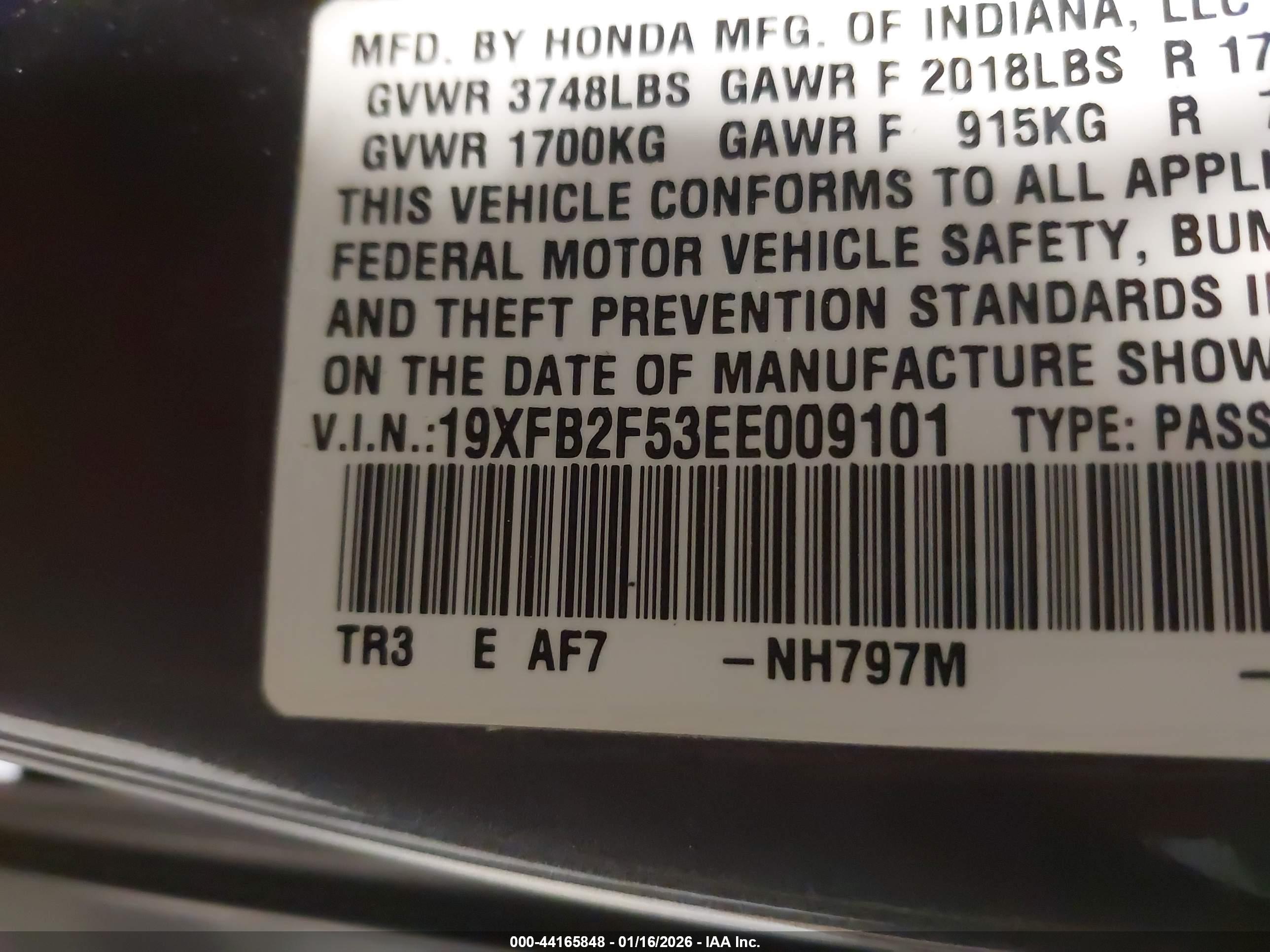 HONDA CIVIC image 9