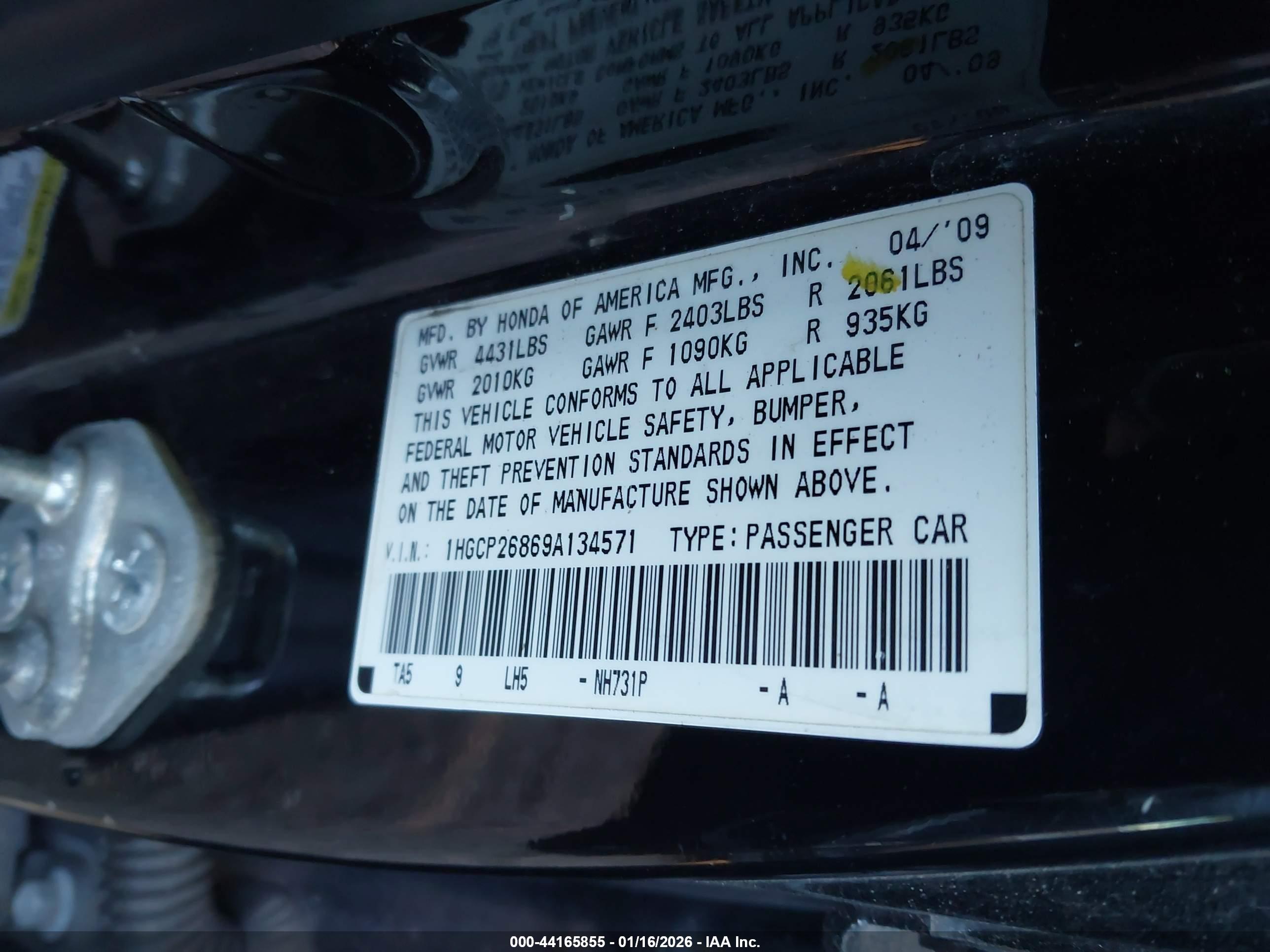 HONDA ACCORD image 9