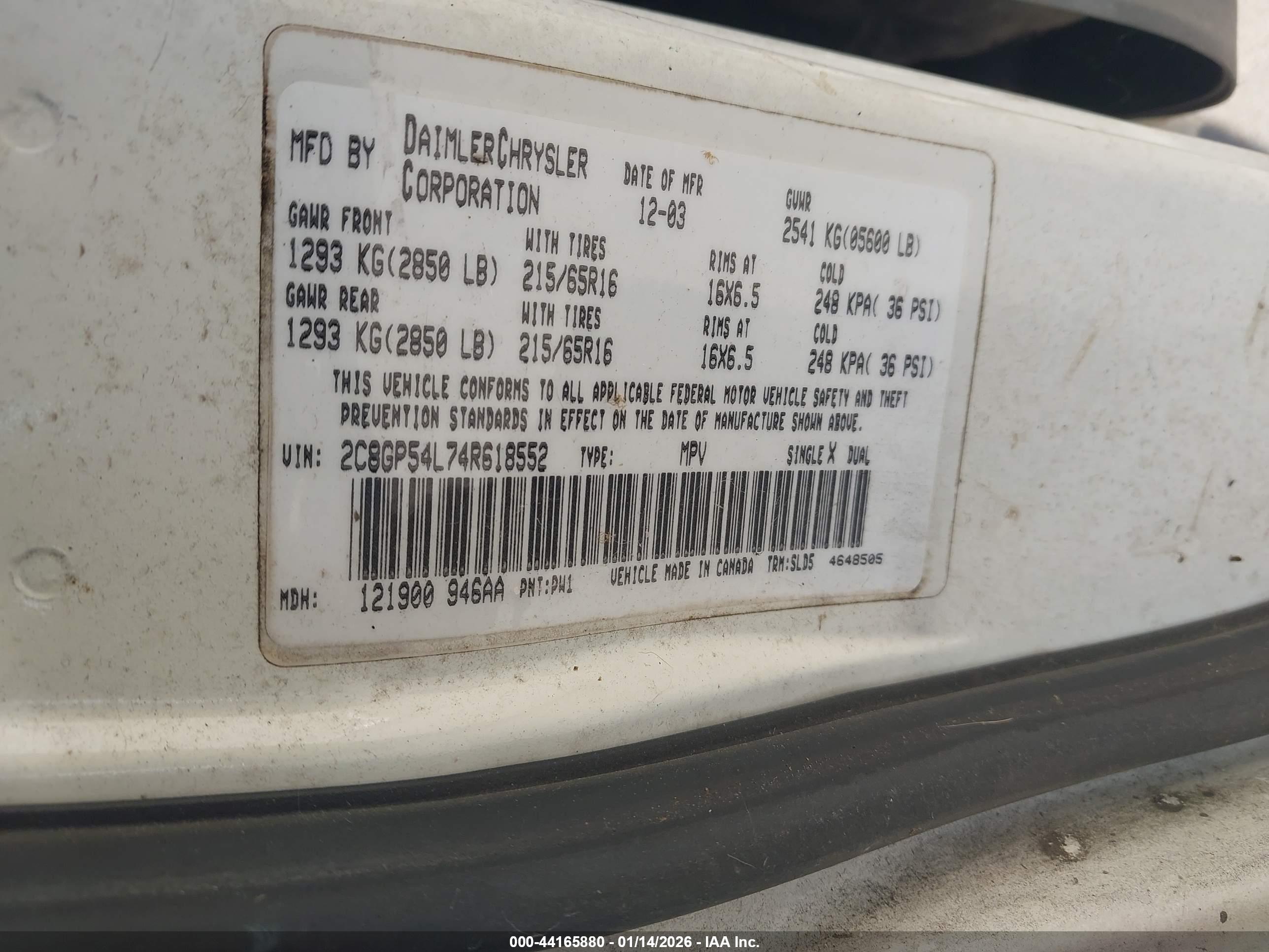 CHRYSLER TOWN image 9