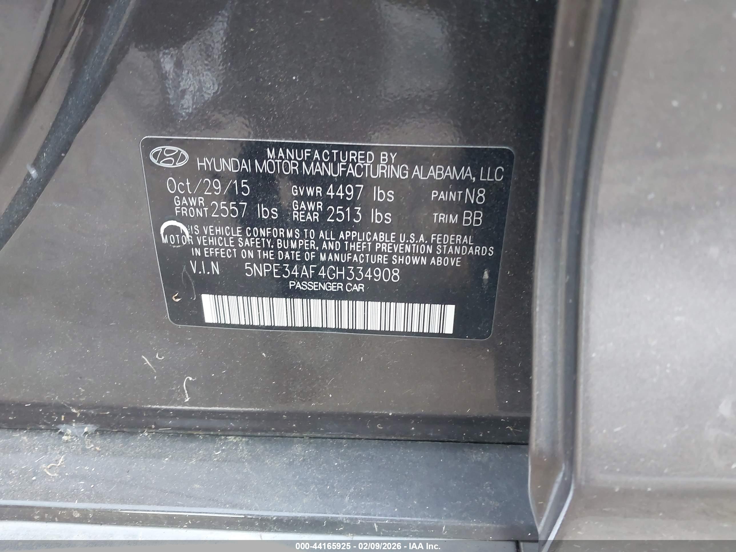 HYUNDAI SONATA image 9