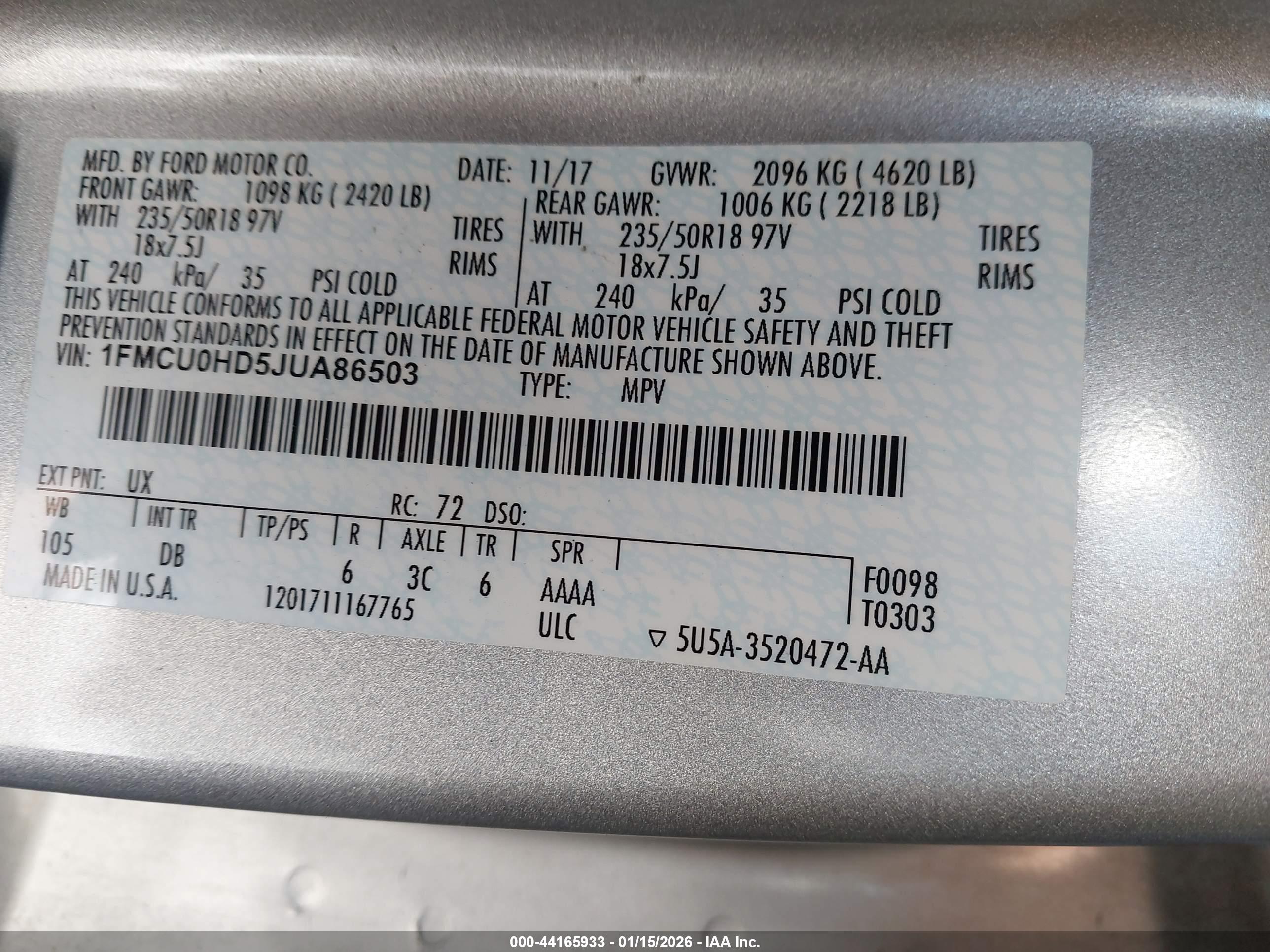 FORD ESCAPE image 9