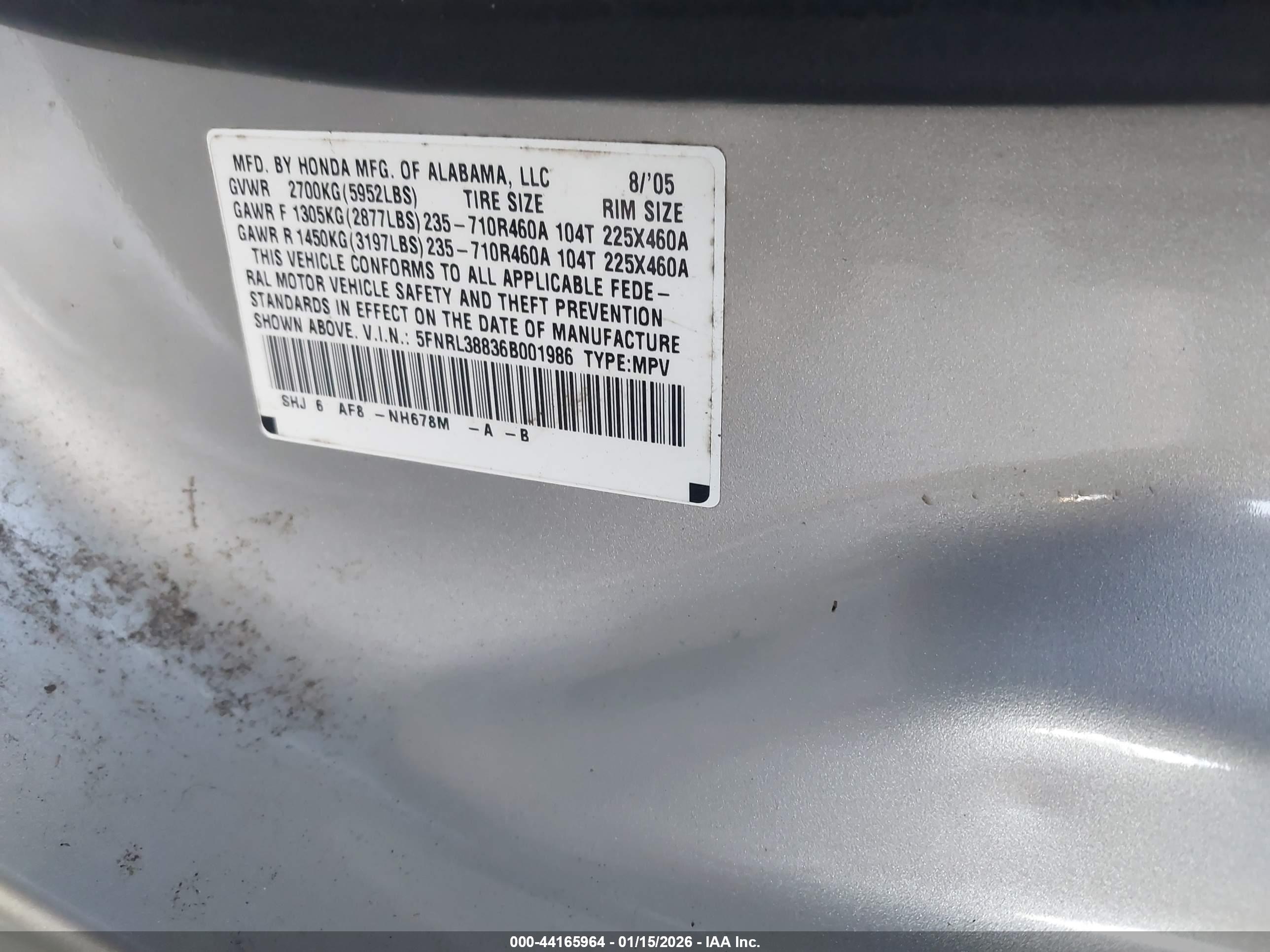 HONDA ODYSSEY image 9