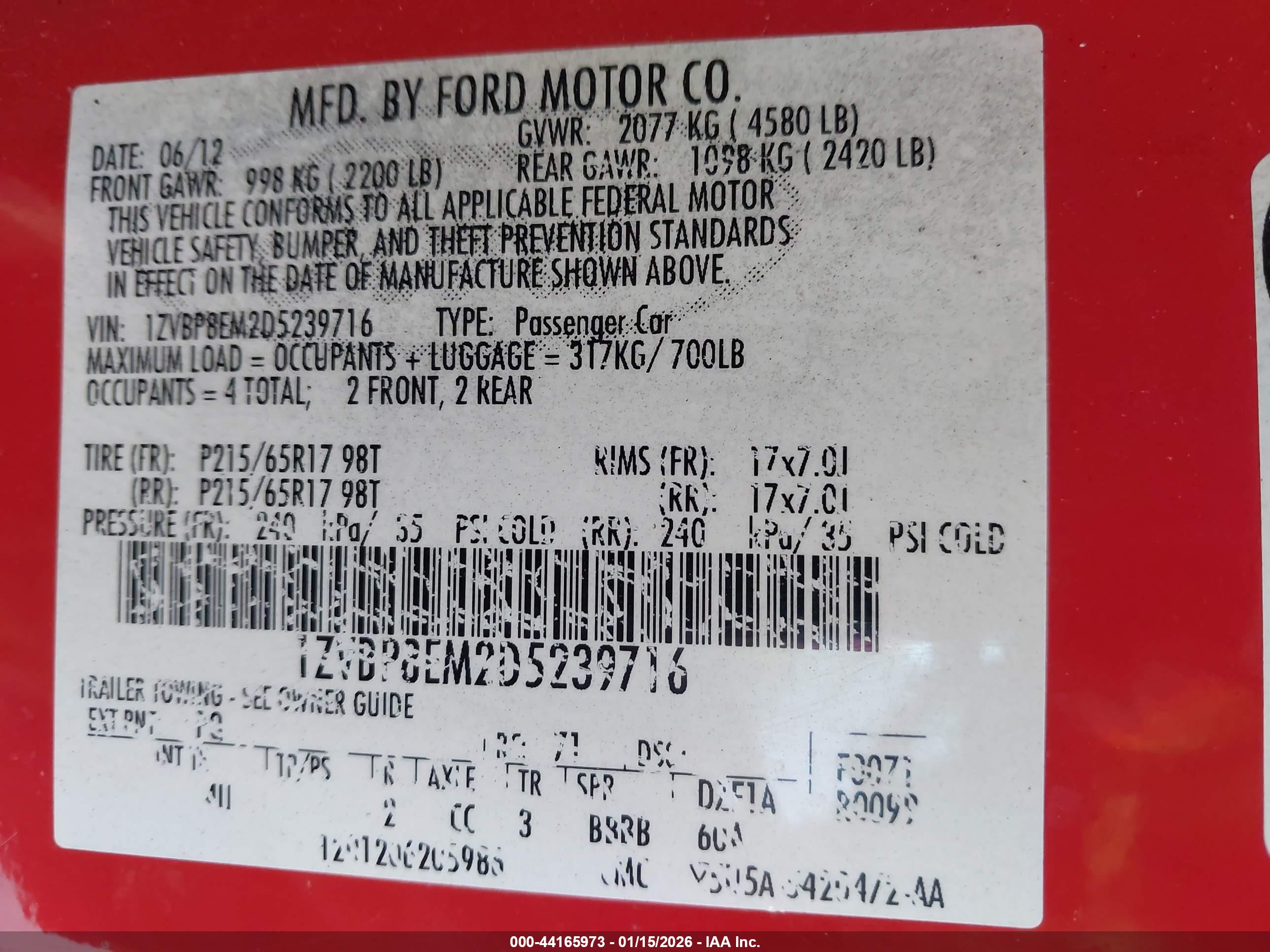 FORD MUSTANG image 9