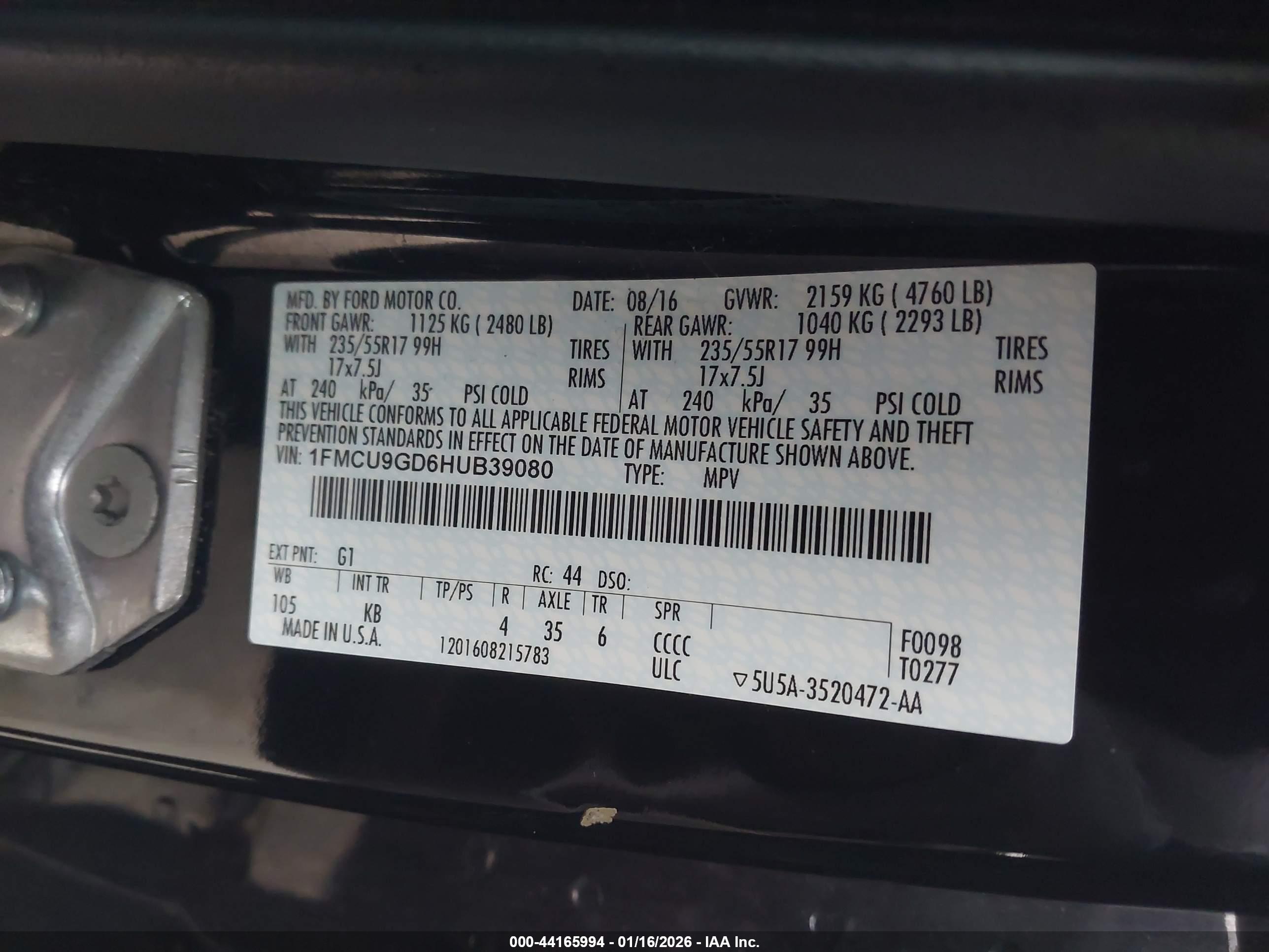 FORD ESCAPE image 9