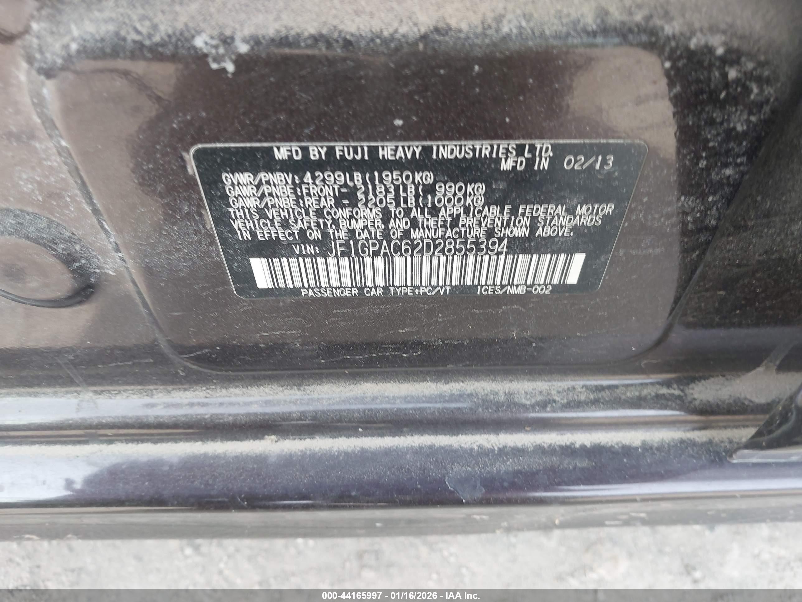 SUBARU IMPREZA image 9