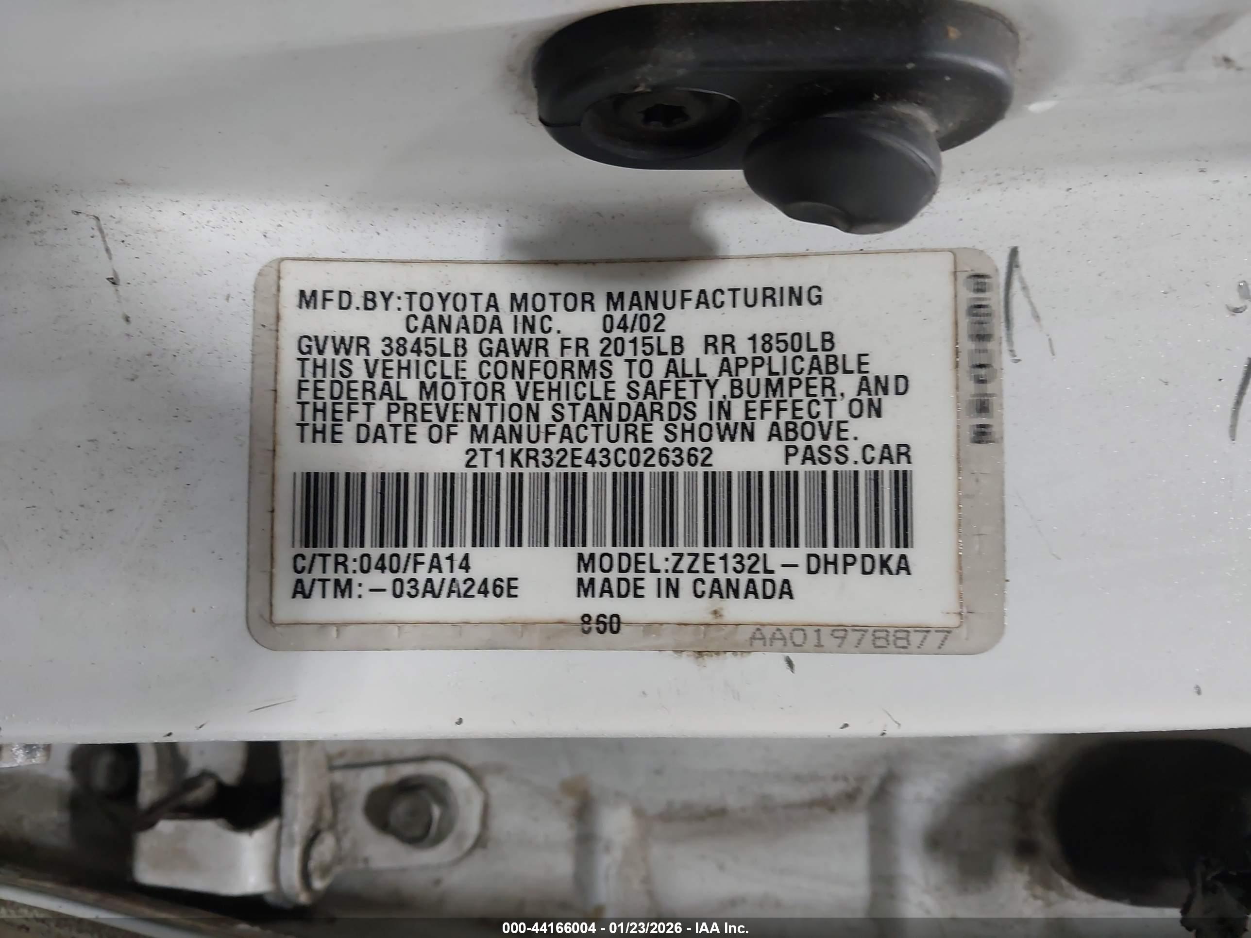 TOYOTA MATRIX image 9