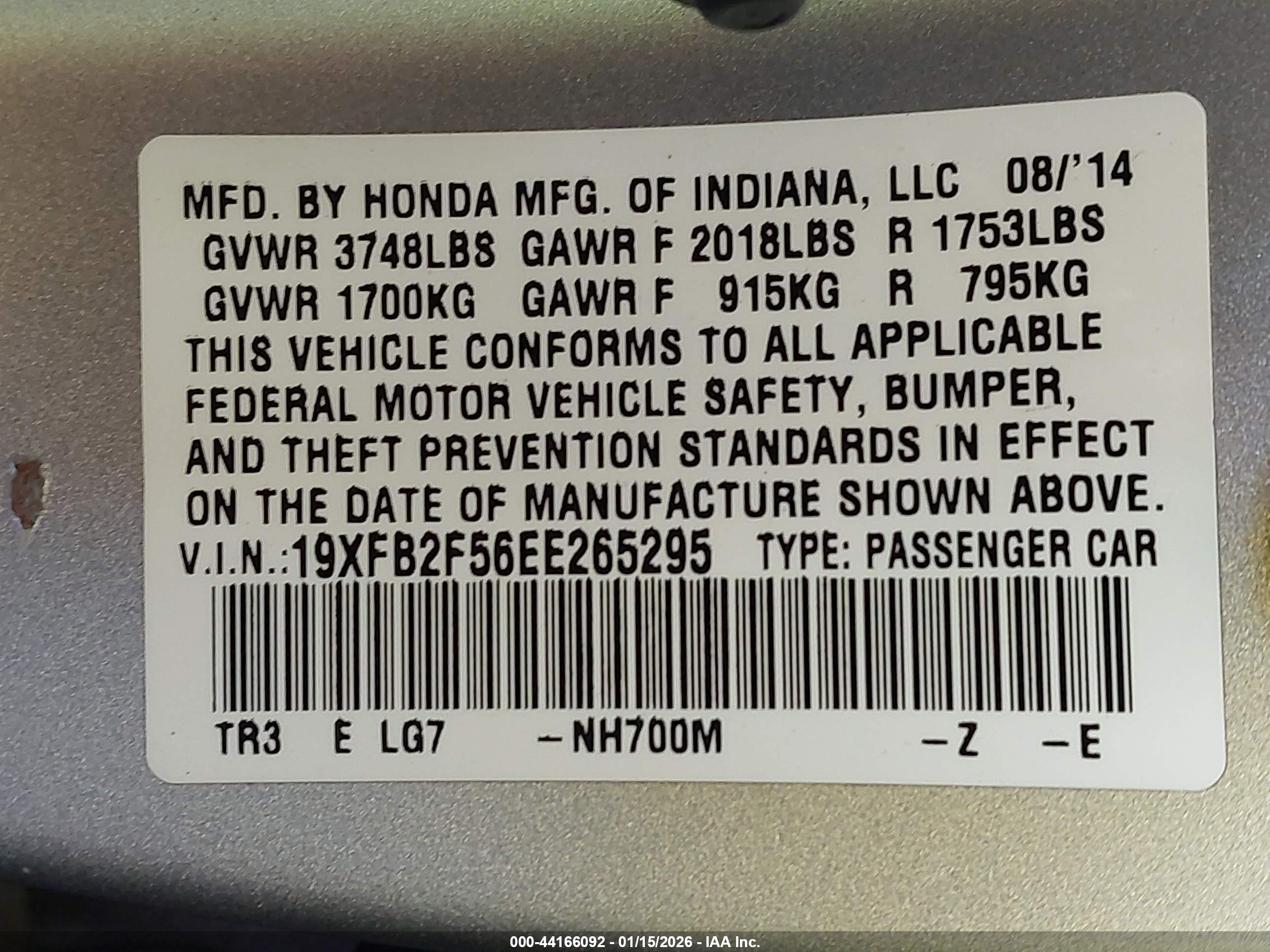 HONDA CIVIC image 9