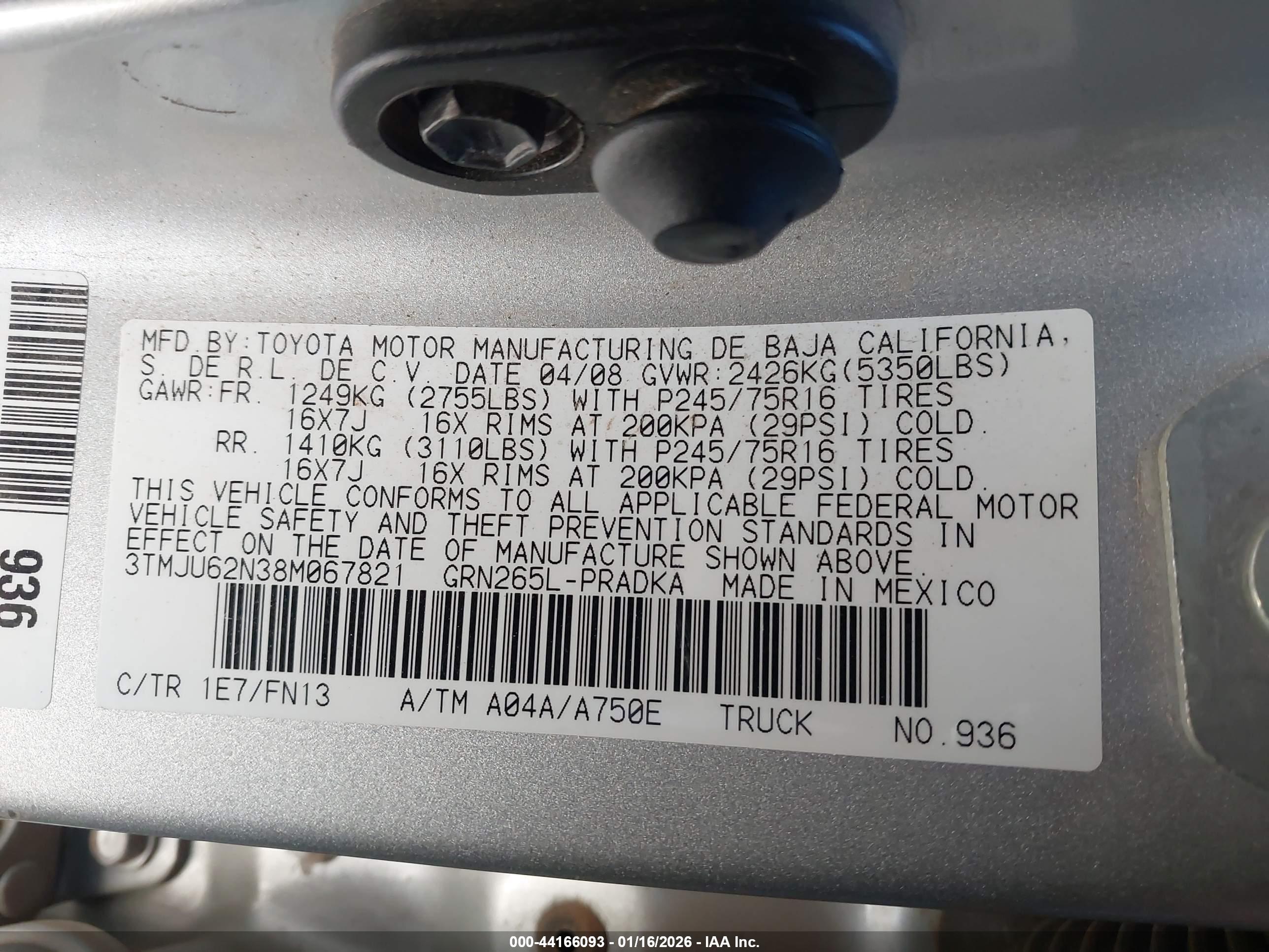 TOYOTA TACOMA image 9