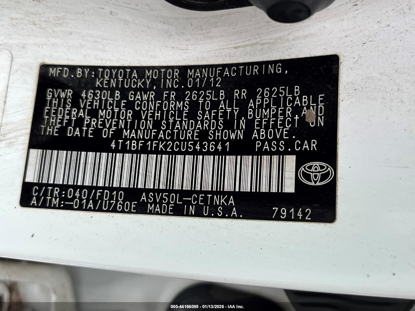 TOYOTA CAMRY image 9