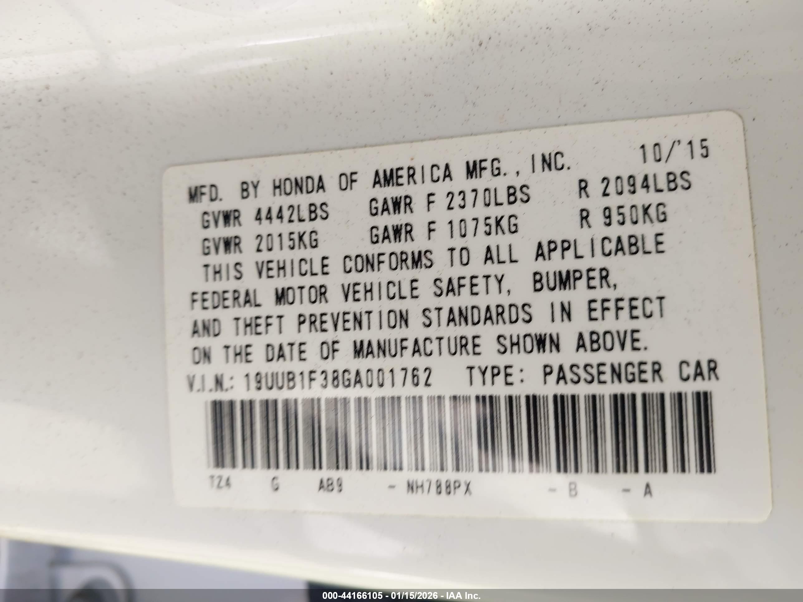 ACURA TLX image 9