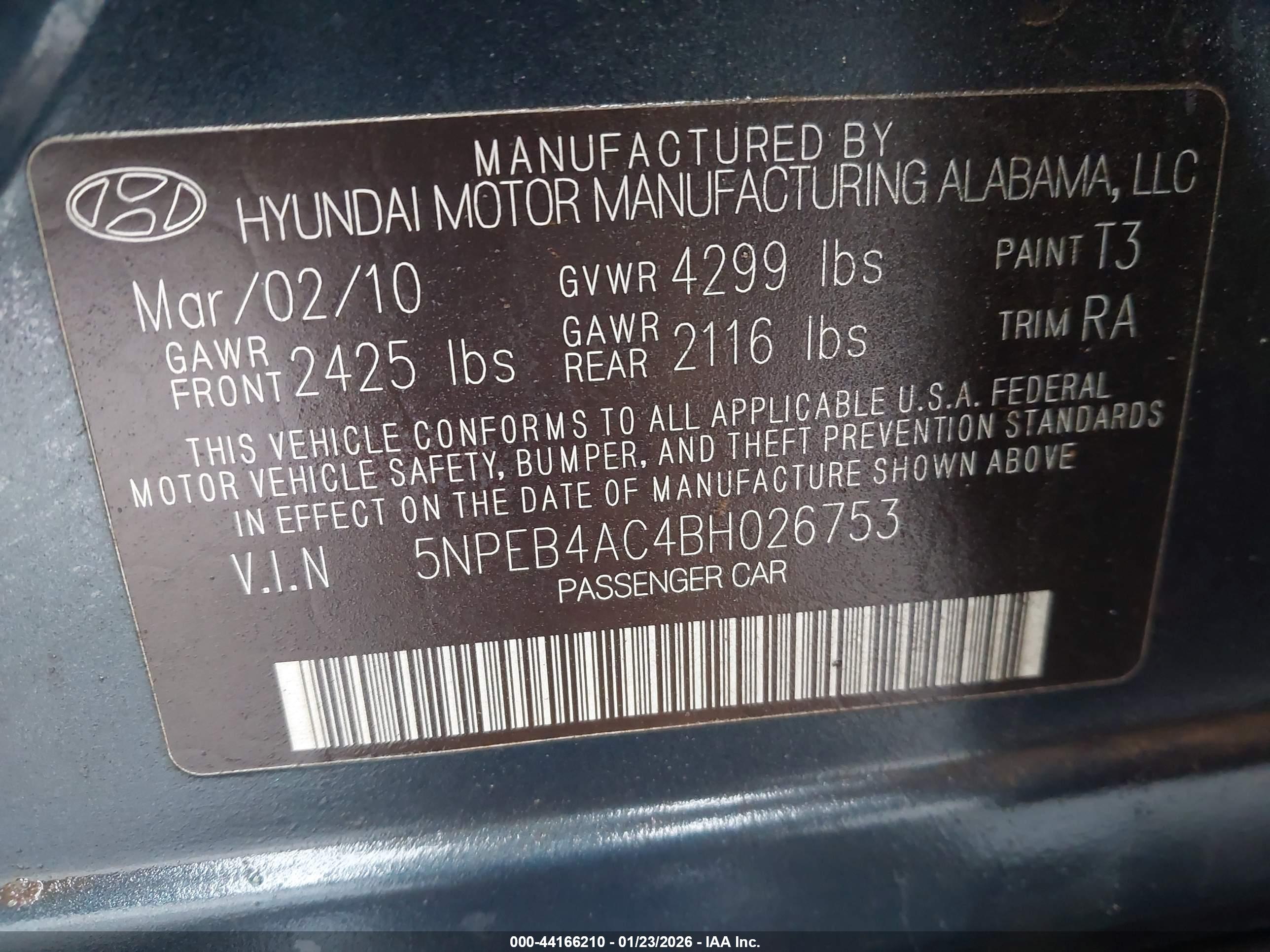 HYUNDAI SONATA image 9