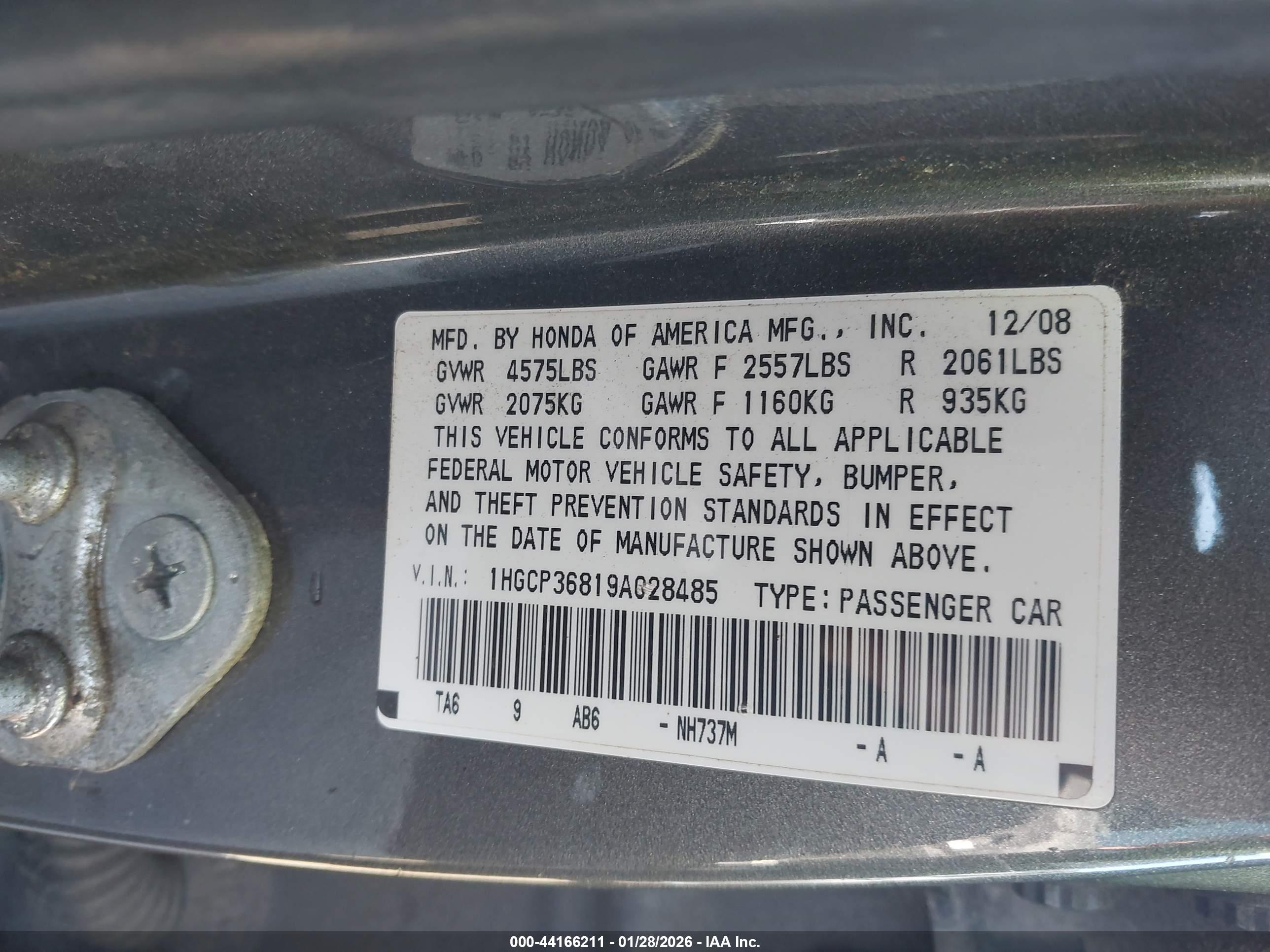 HONDA ACCORD image 9