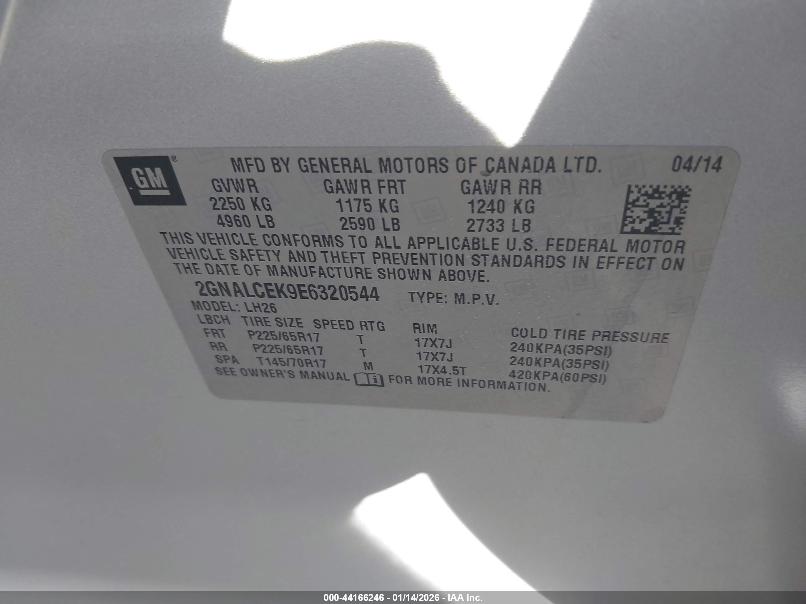 CHEVROLET EQUINOX image 9