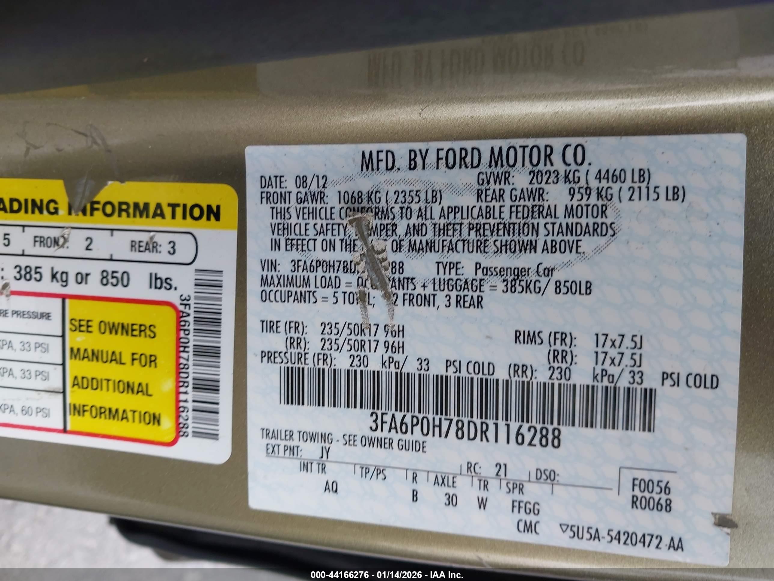 FORD FUSION image 9