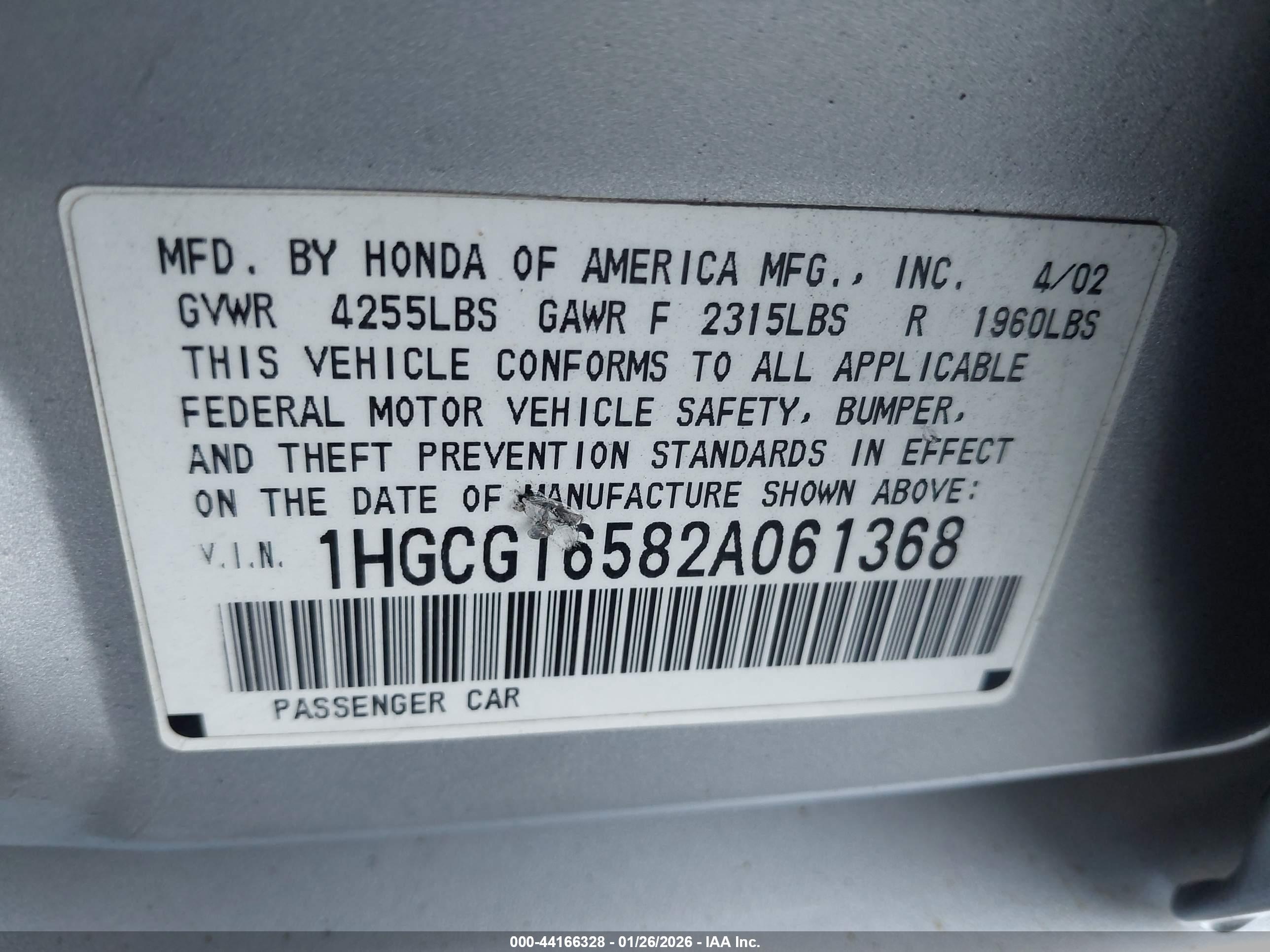 HONDA ACCORD image 9