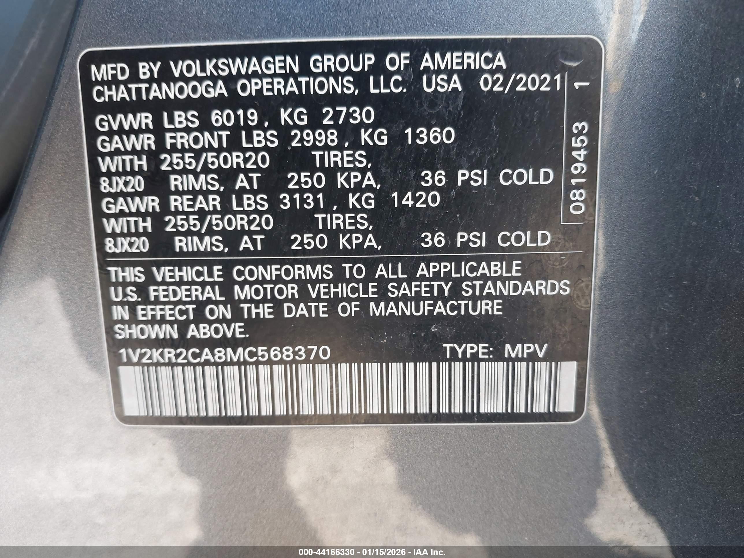 VOLKSWAGEN ATLAS image 9