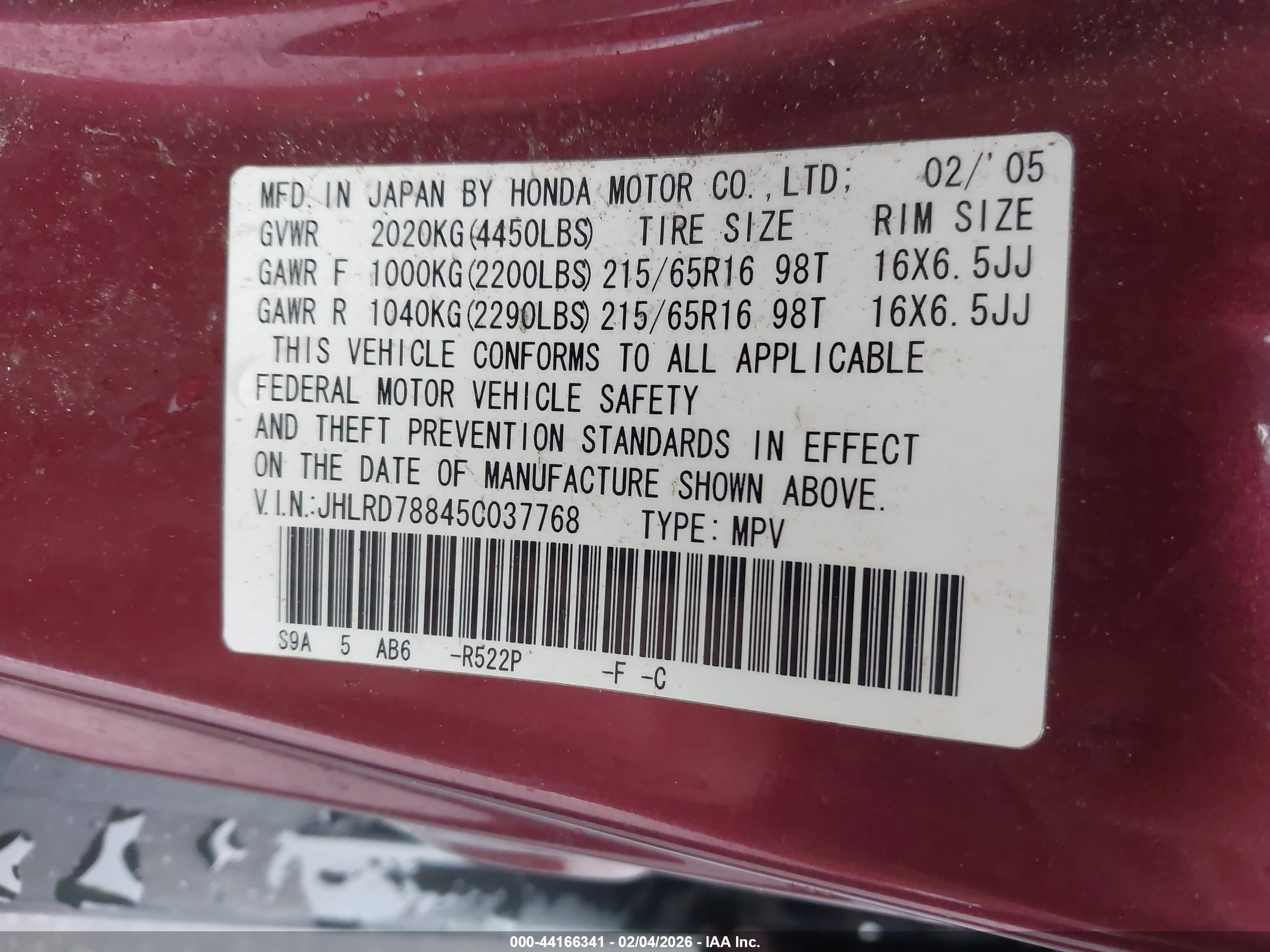 HONDA CR-V image 9
