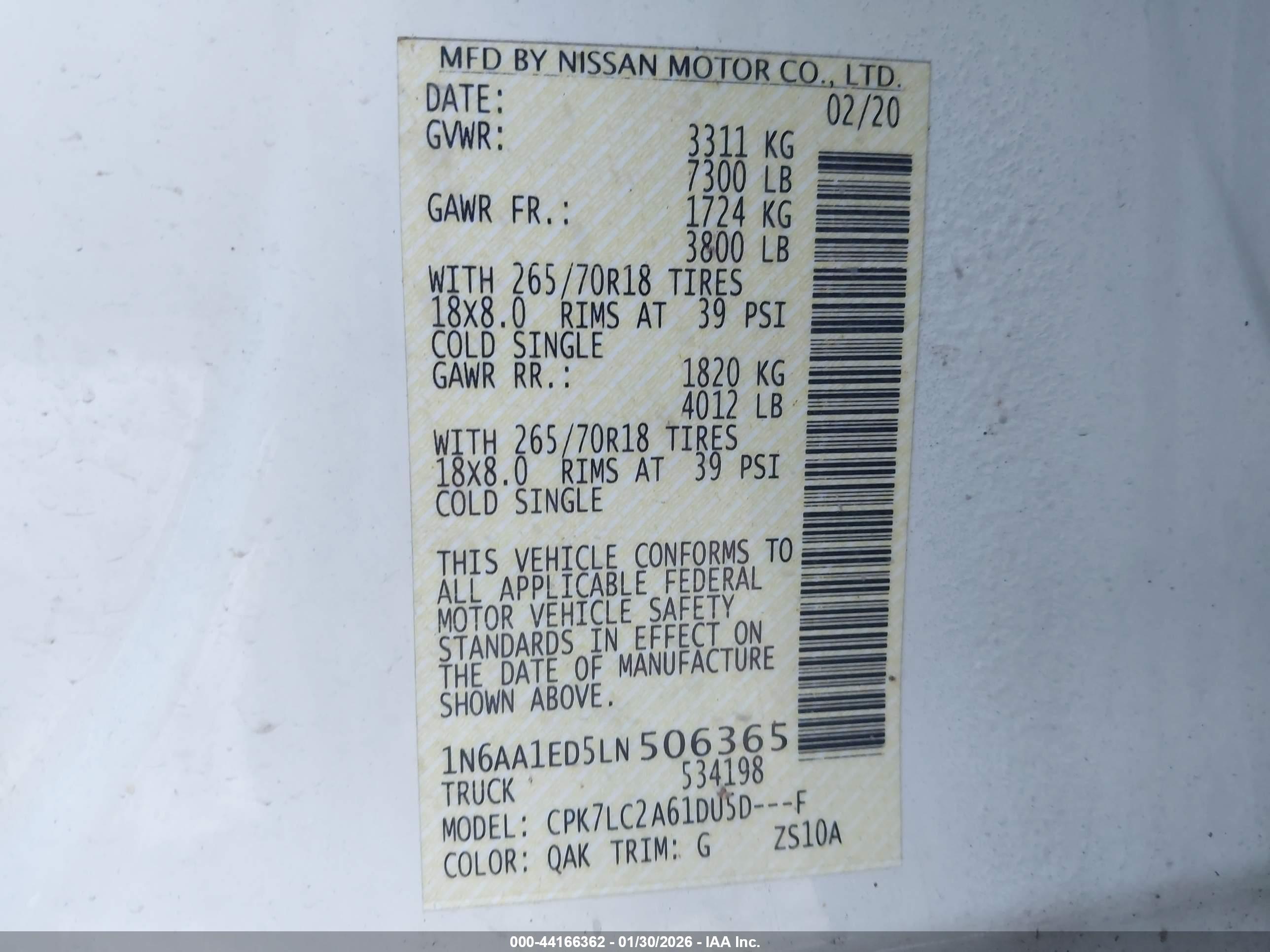 NISSAN TITAN image 9