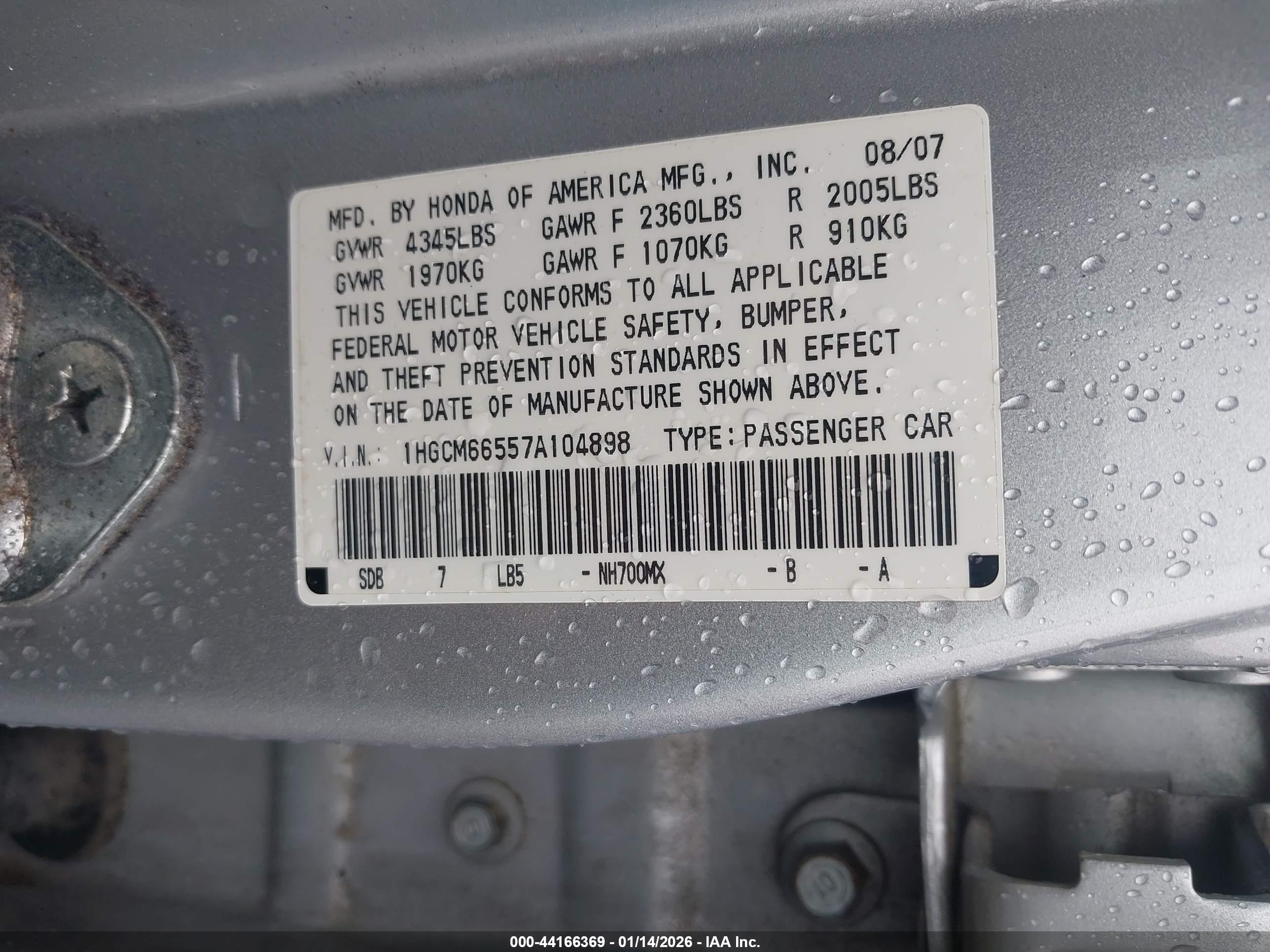 HONDA ACCORD image 9