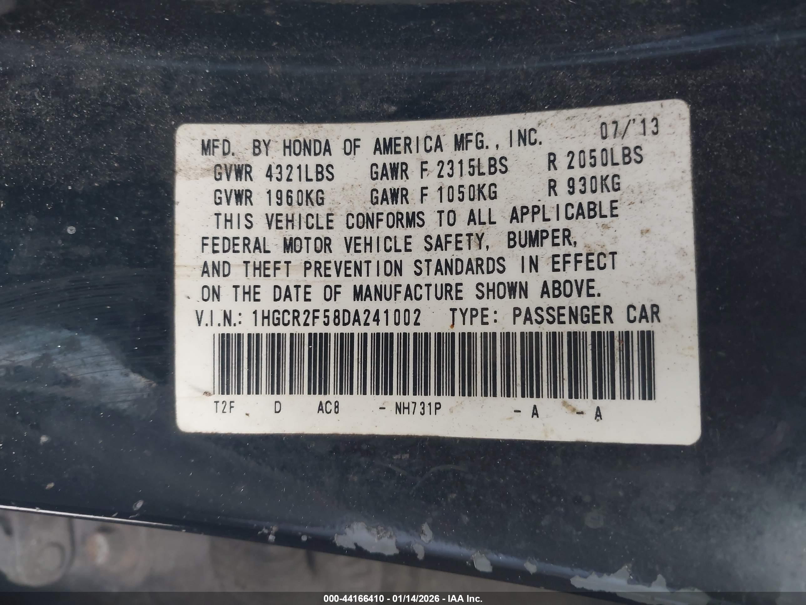 HONDA ACCORD image 9