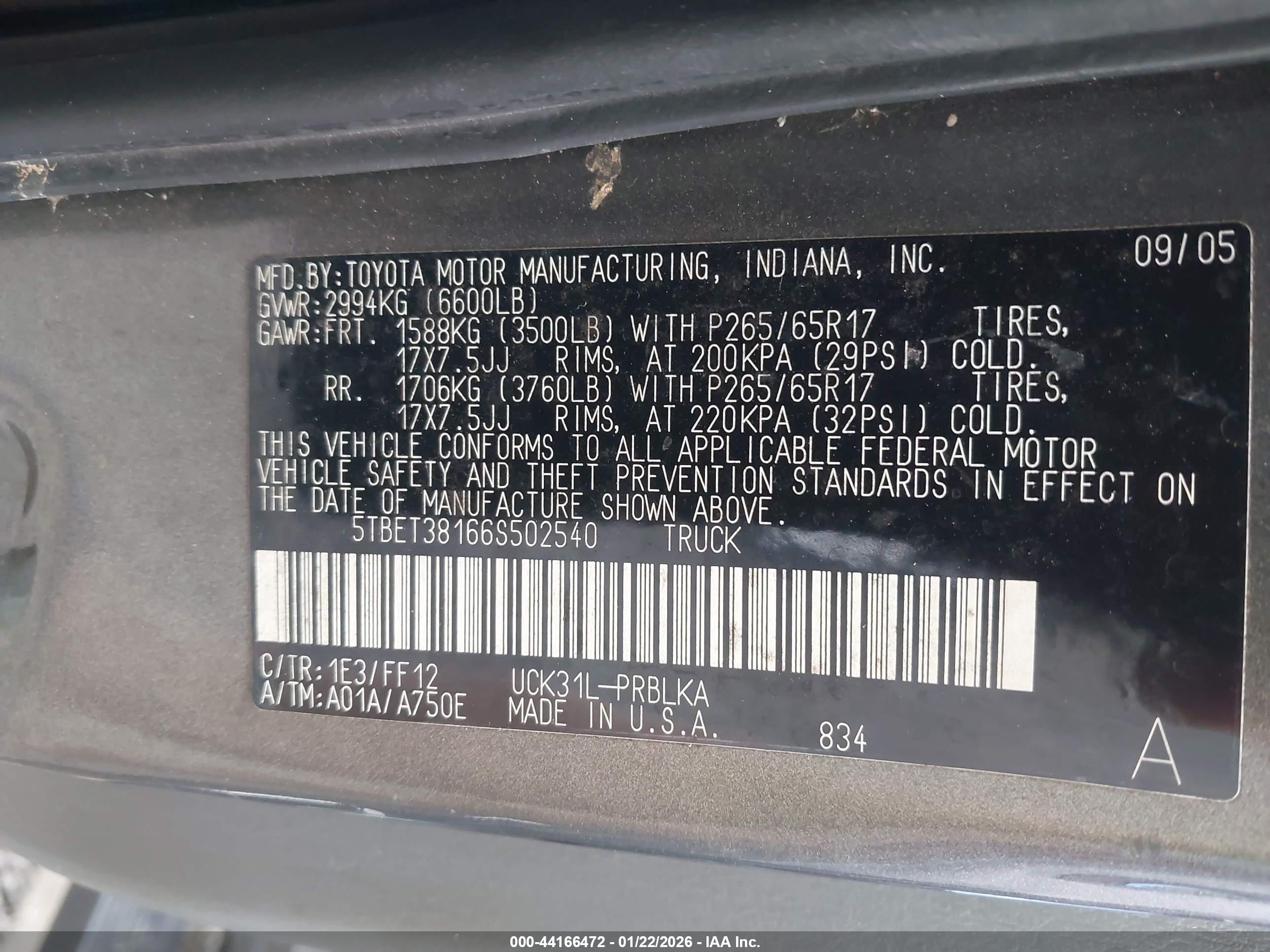 TOYOTA TUNDRA image 9