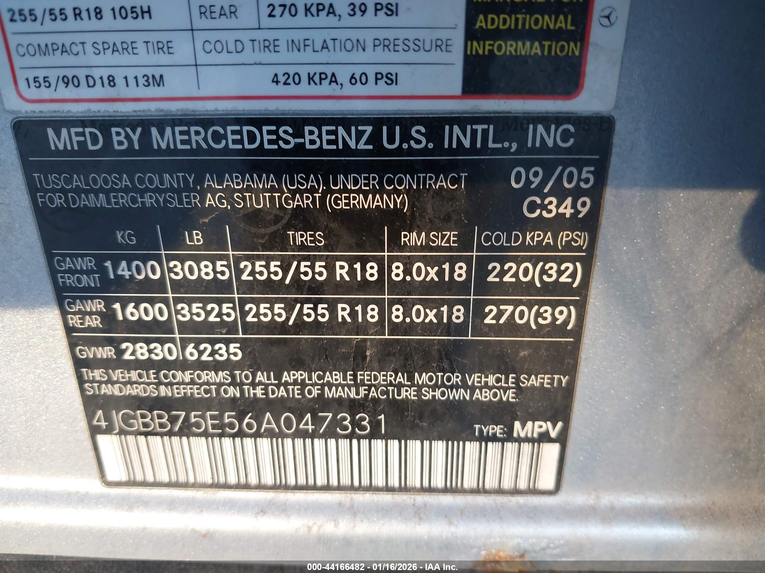MERCEDES-BENZ ML image 9