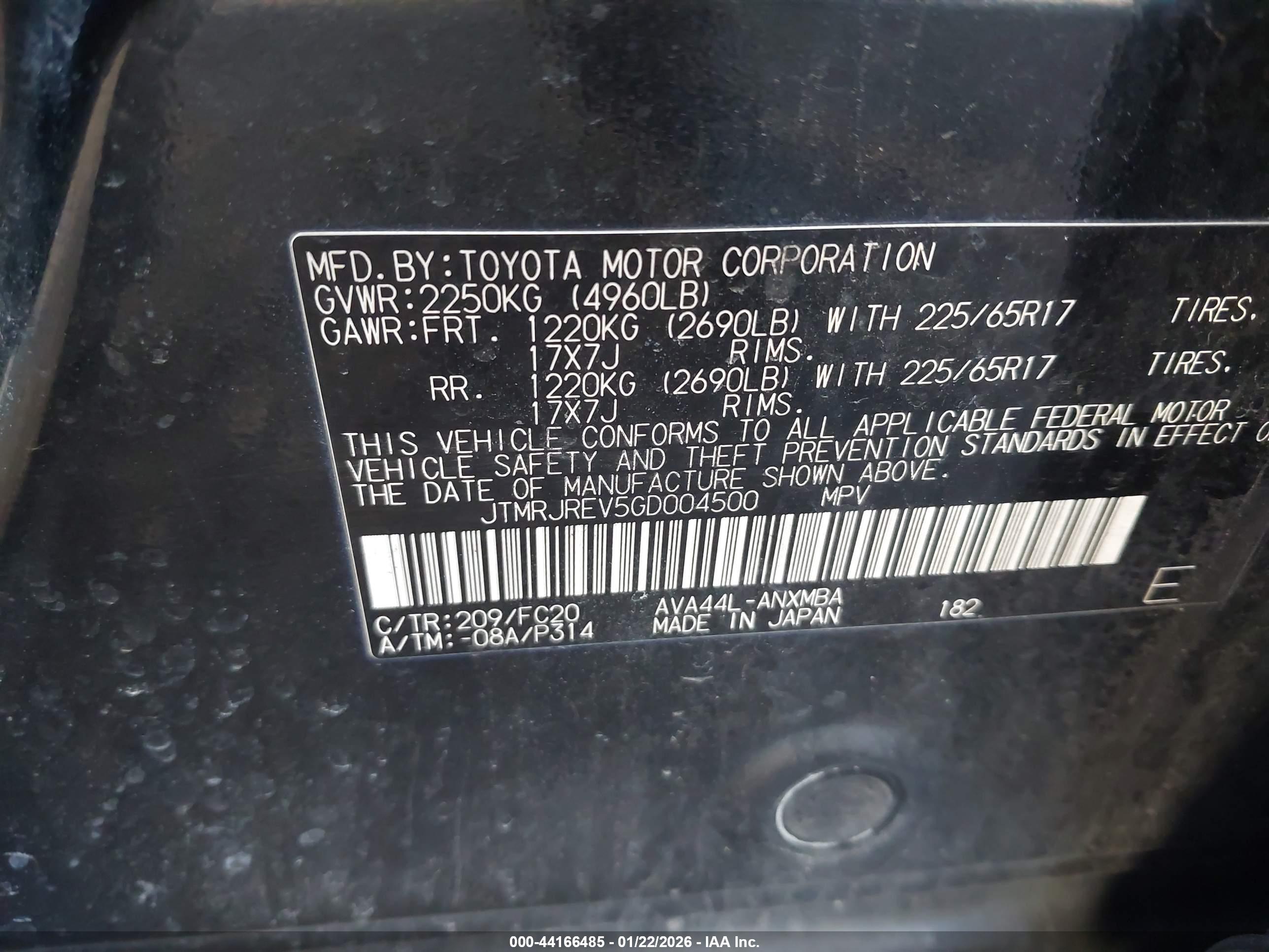 TOYOTA RAV4 image 9