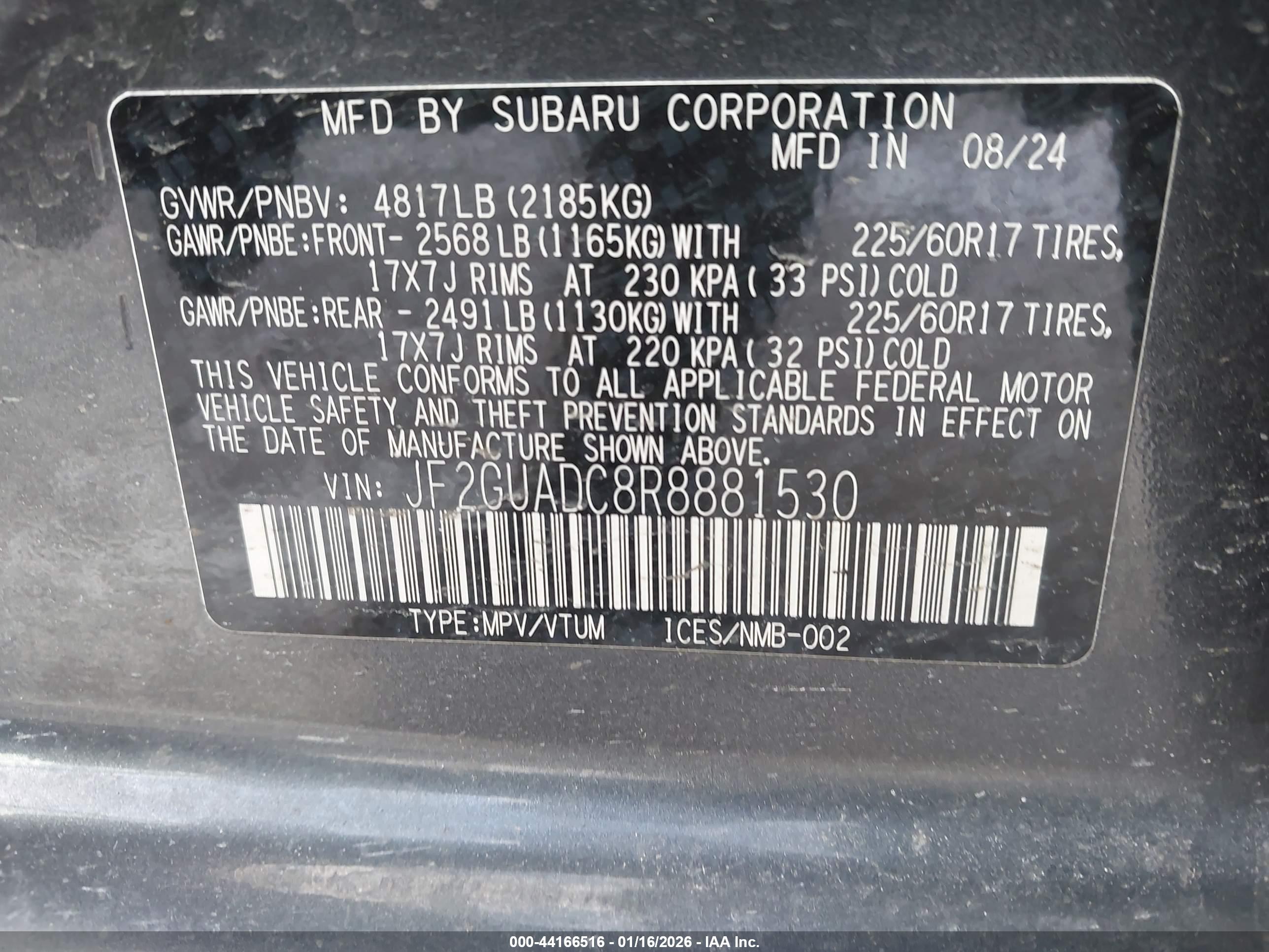 SUBARU CROSSTREK image 9