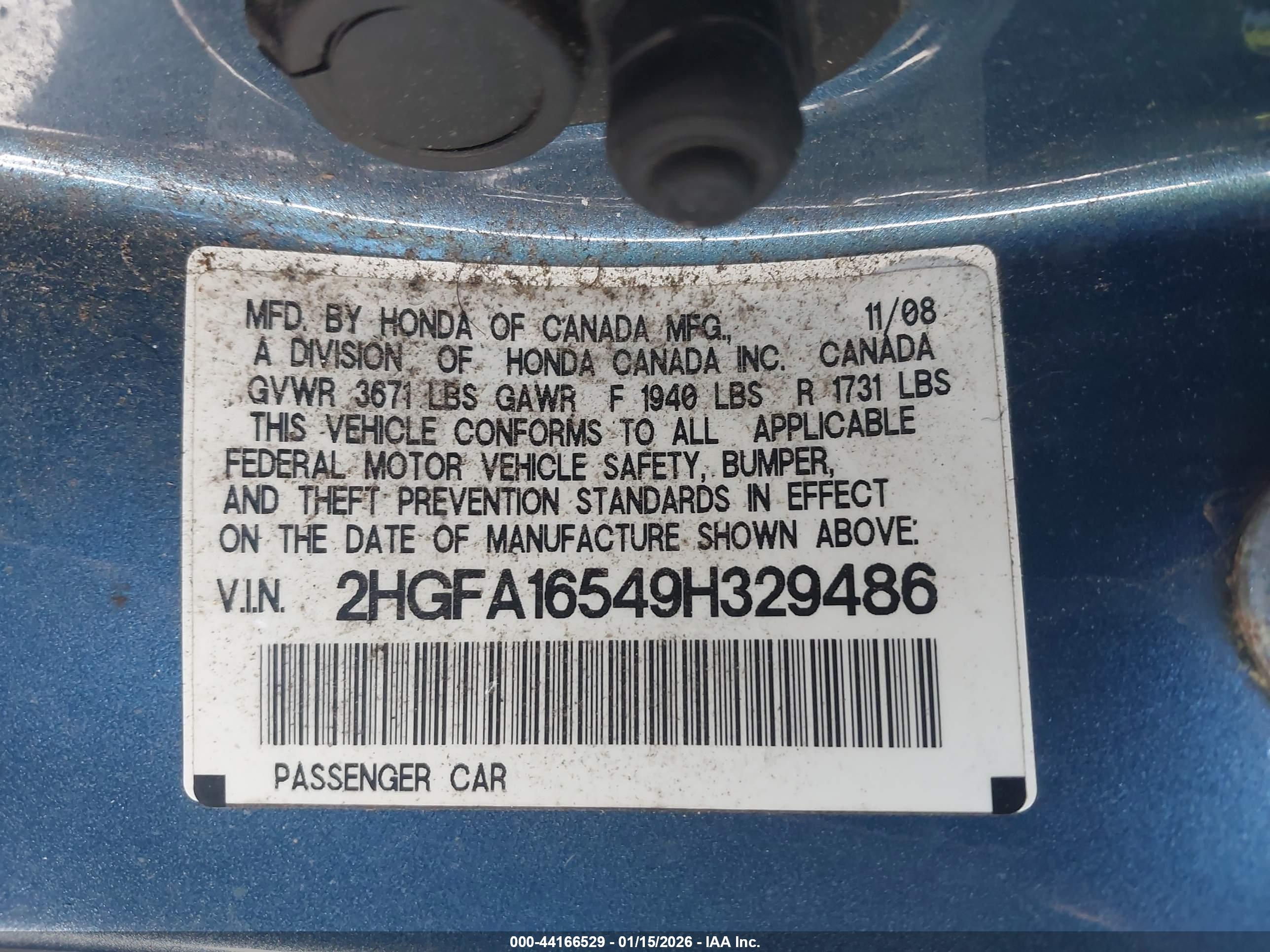 HONDA CIVIC image 9