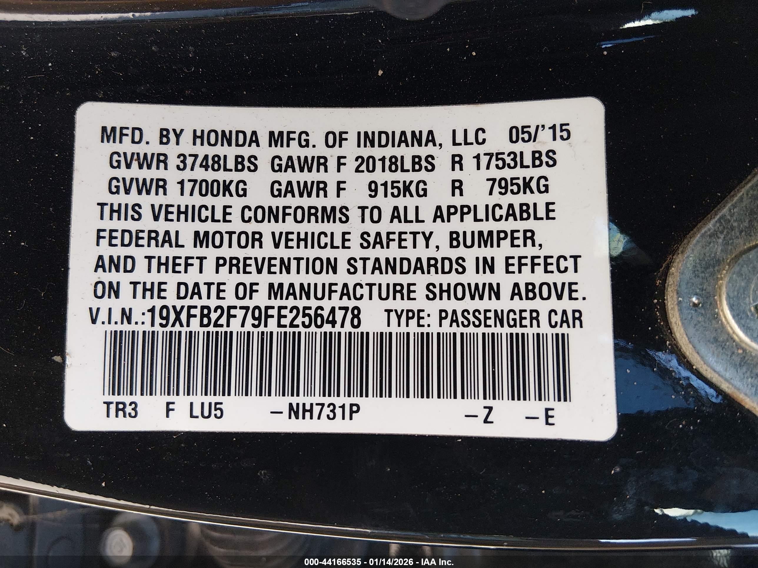 HONDA CIVIC image 9