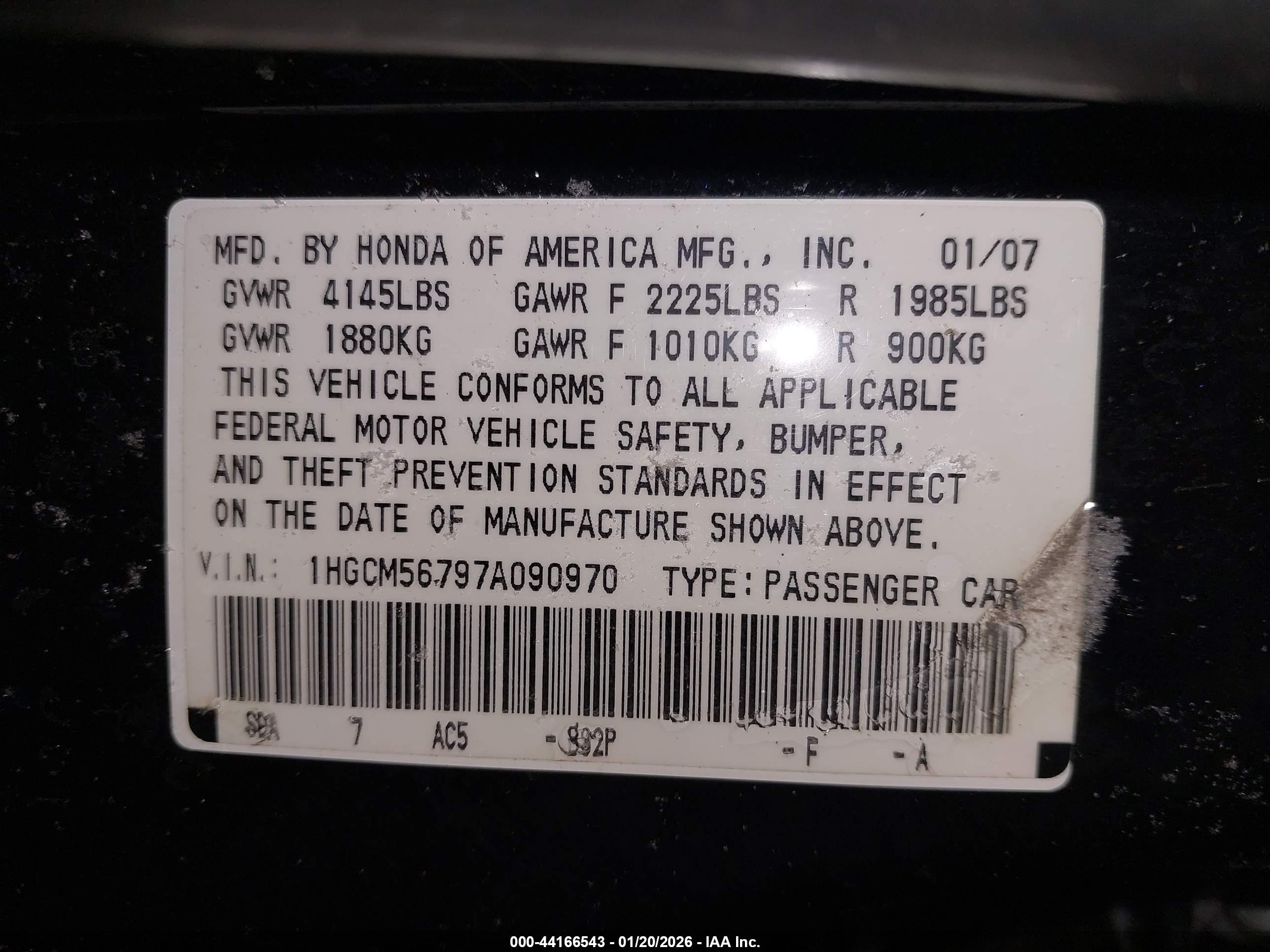 HONDA ACCORD image 9
