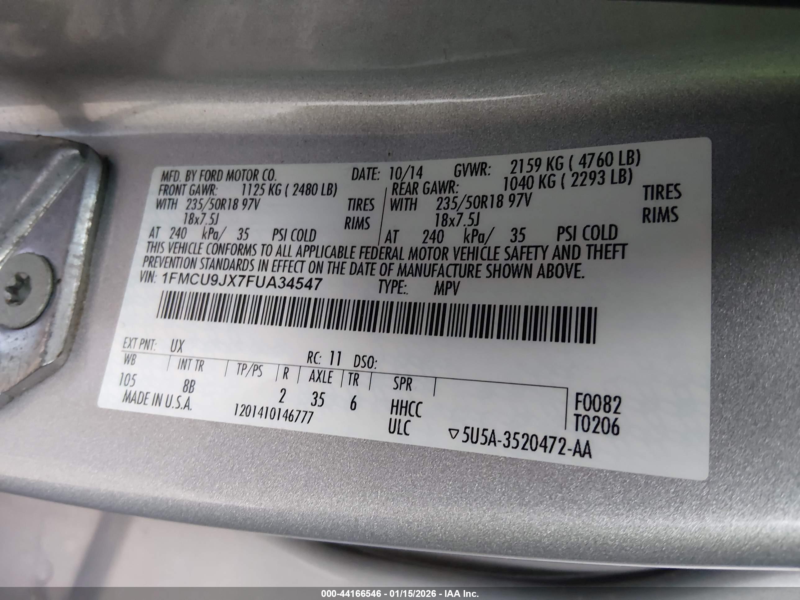 FORD ESCAPE image 9