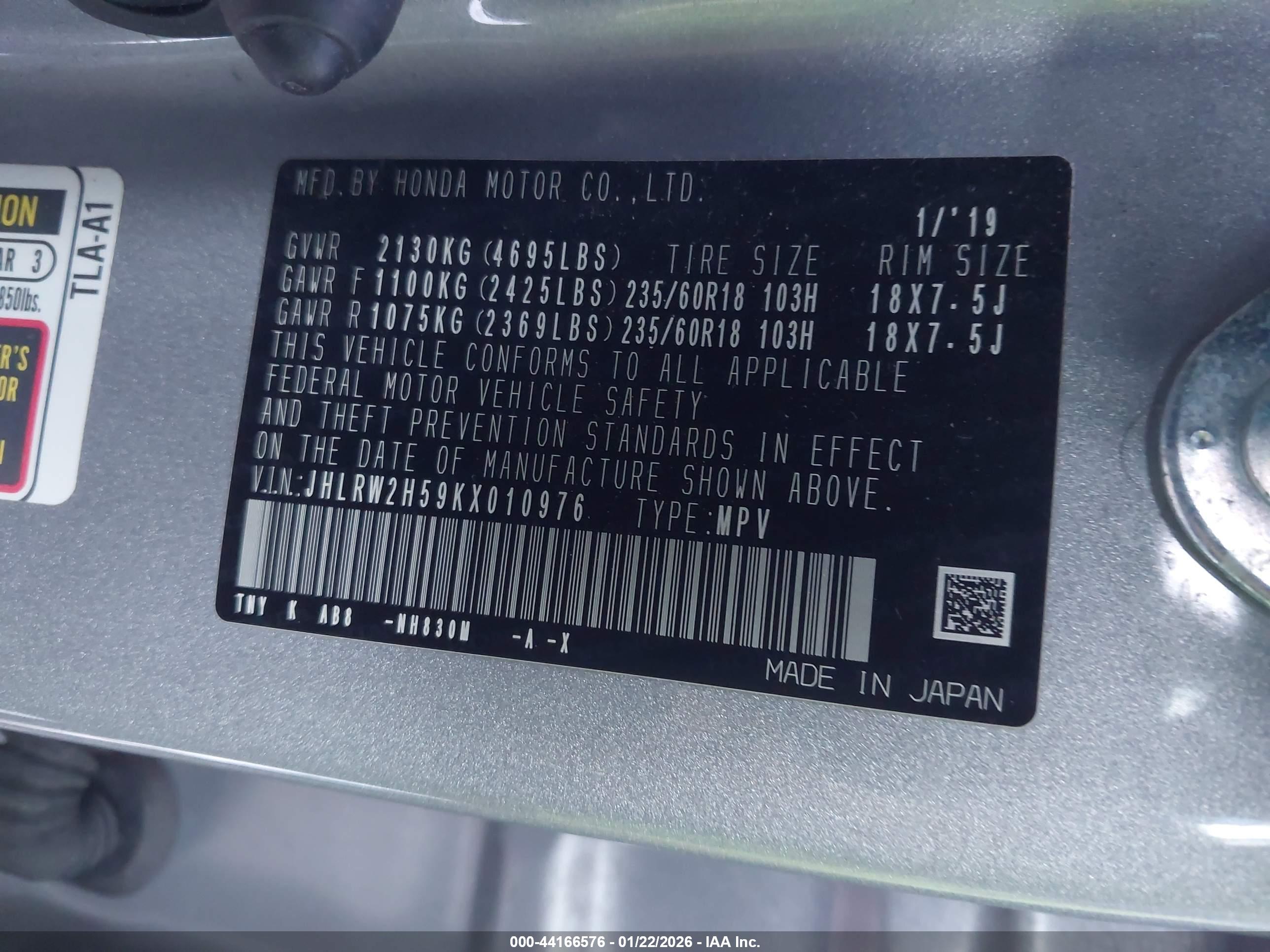 HONDA CR-V image 9