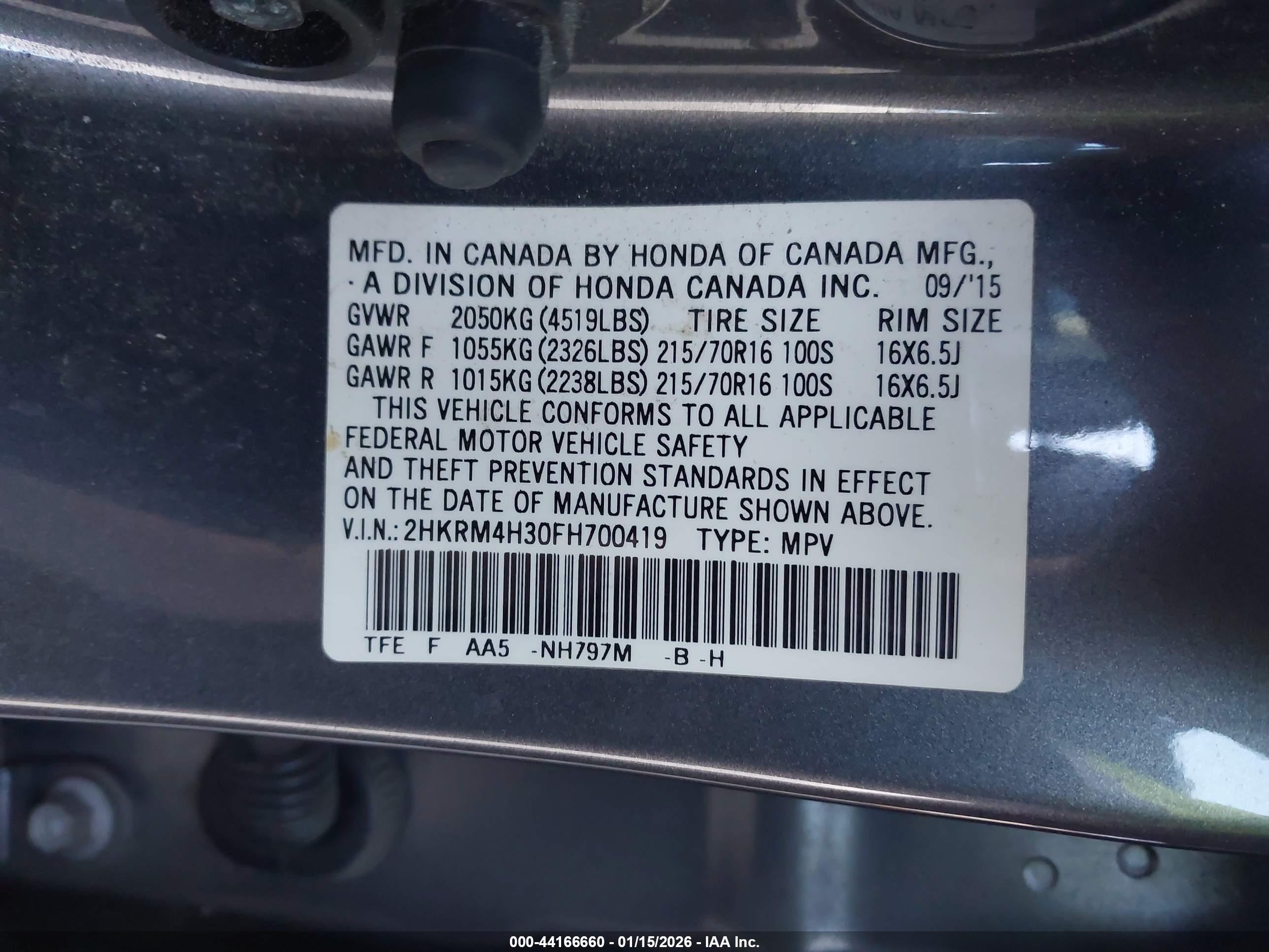 HONDA CR-V image 9
