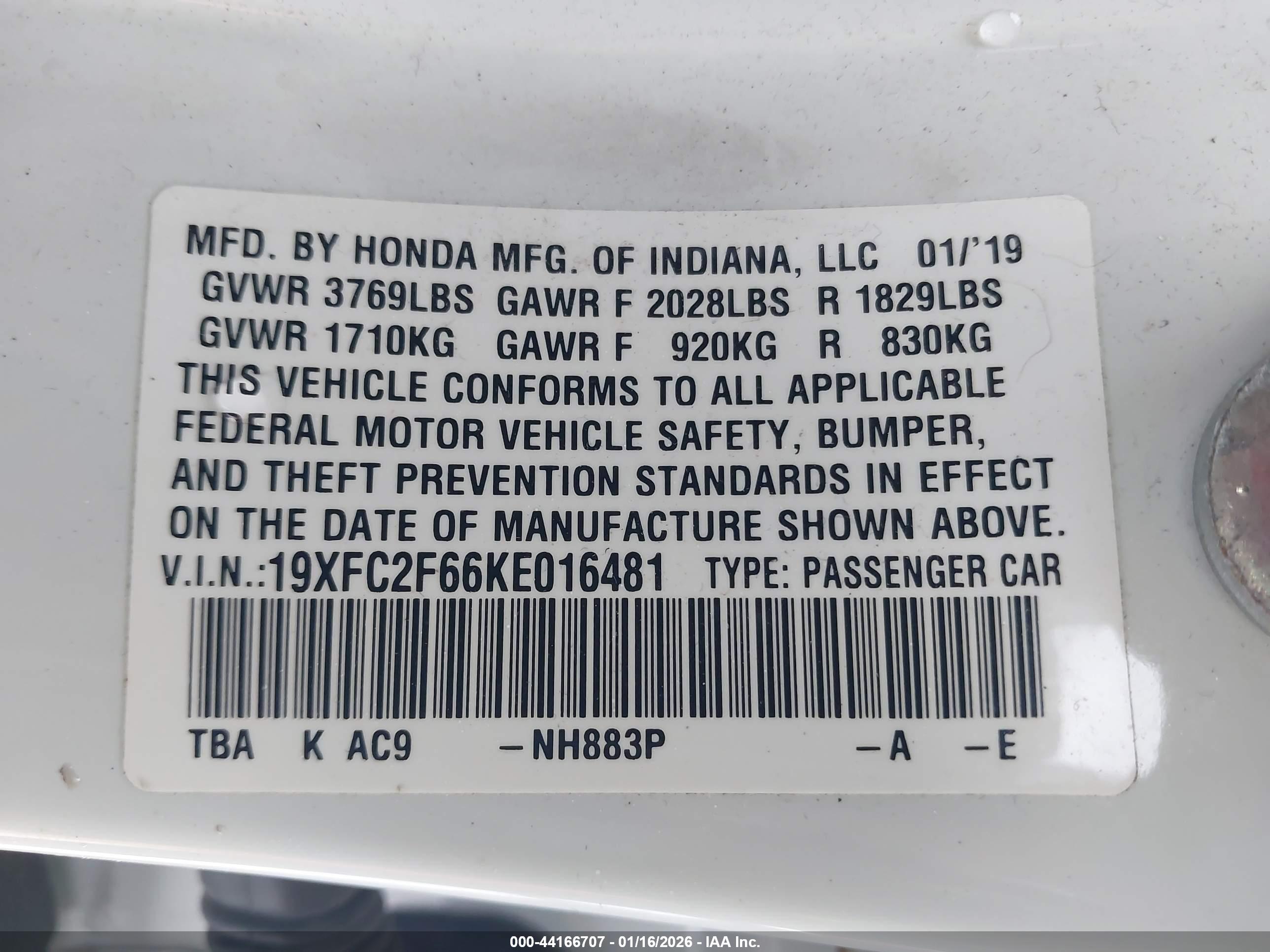HONDA CIVIC image 9