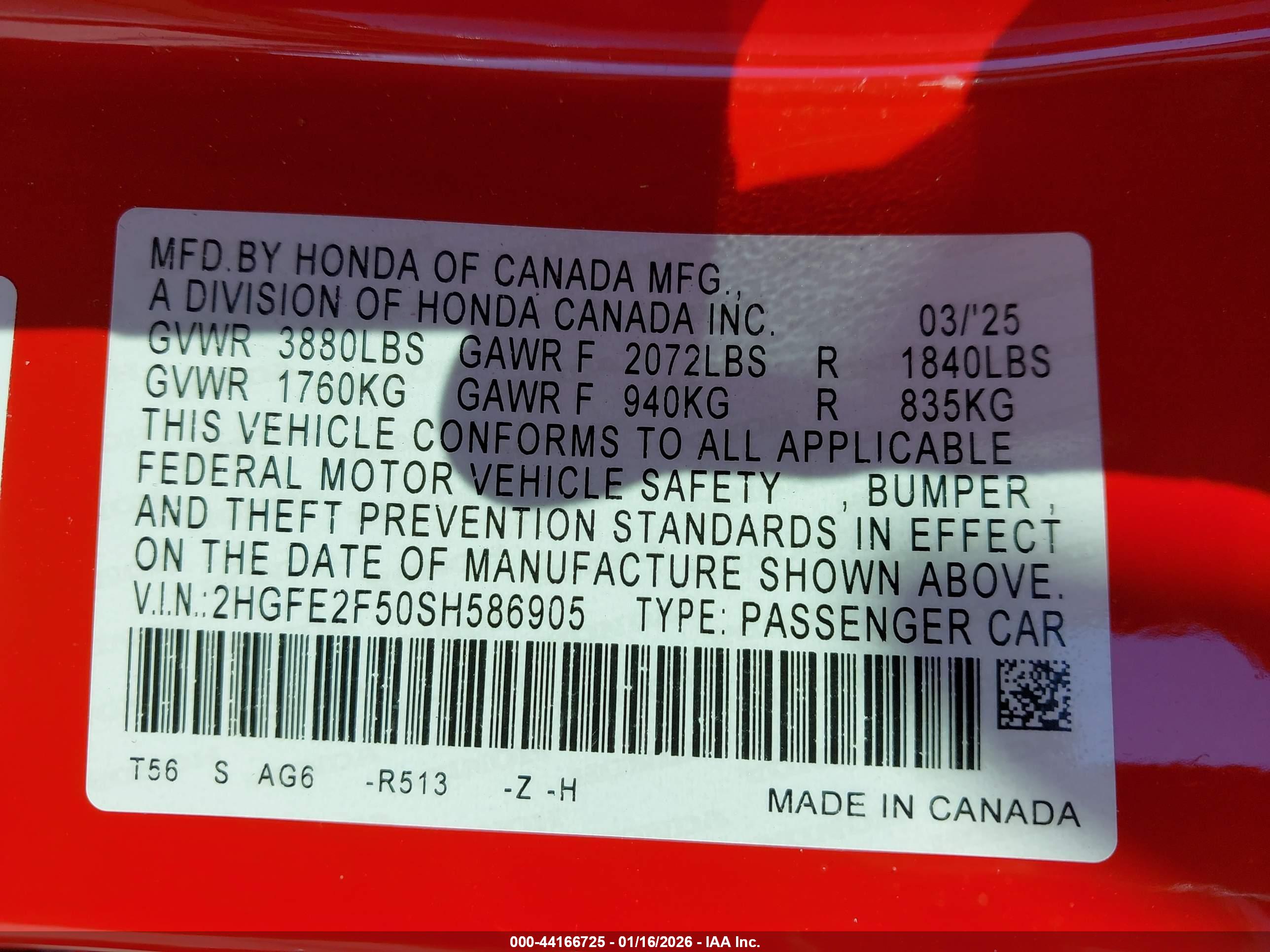 HONDA CIVIC image 9