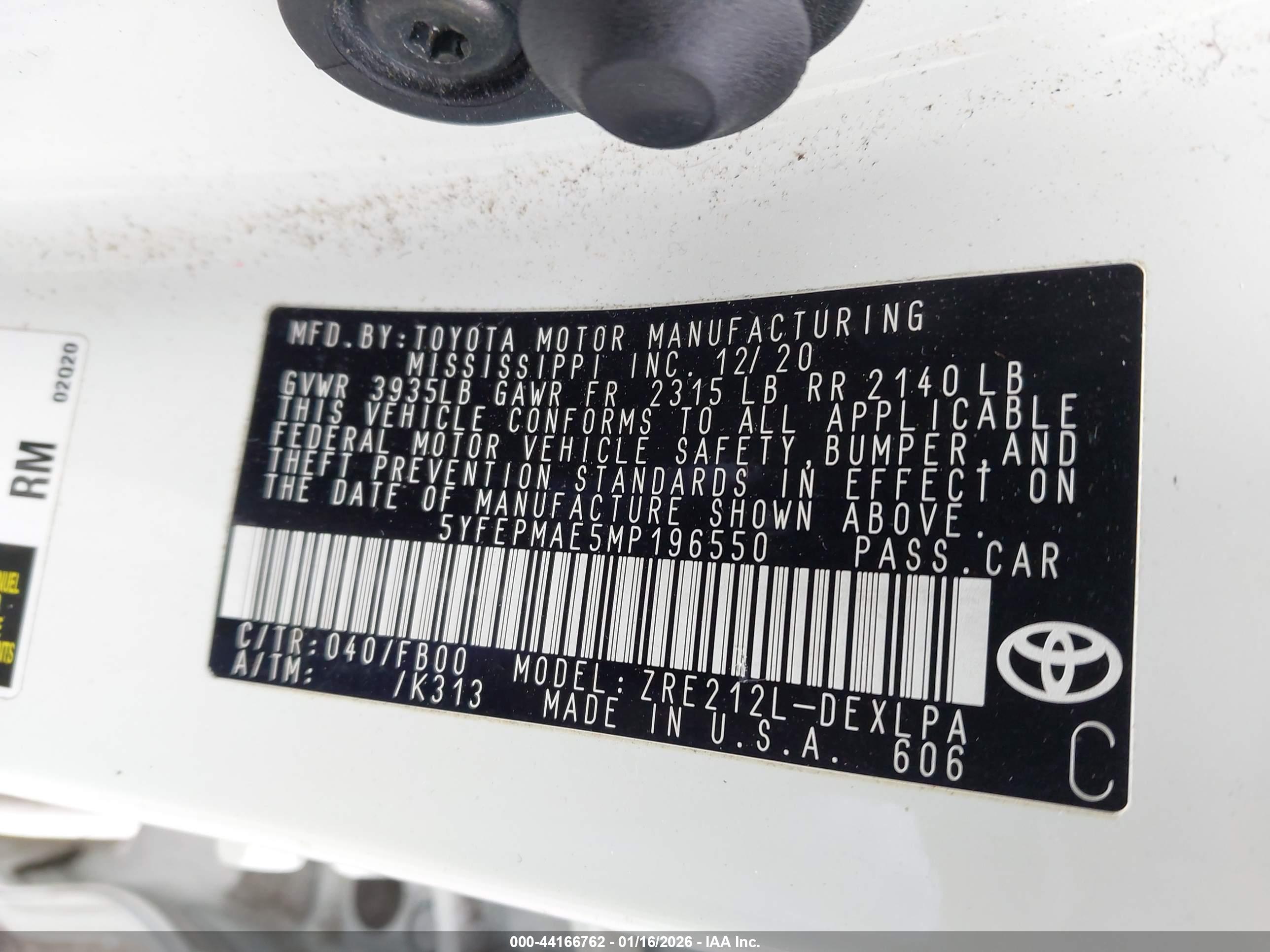 TOYOTA COROLLA image 9